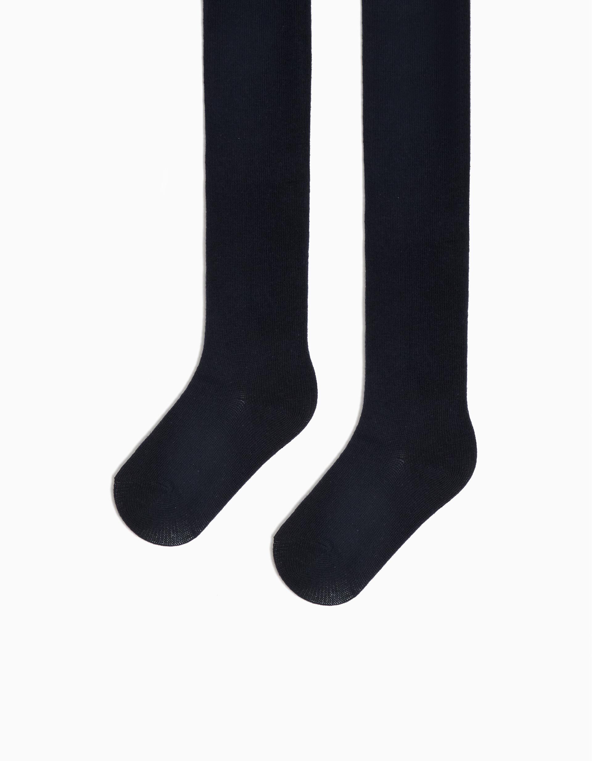 Pack 2 Pares de Collants, Menina, Azul Escuro