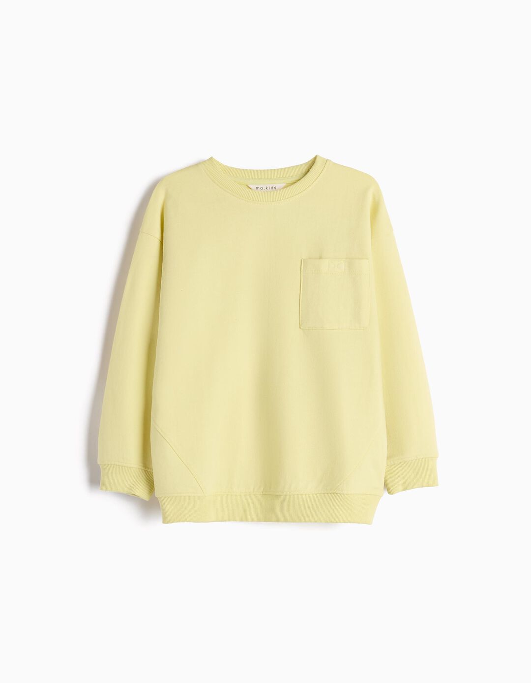 Sweatshirt, Menino, Amarelo Claro