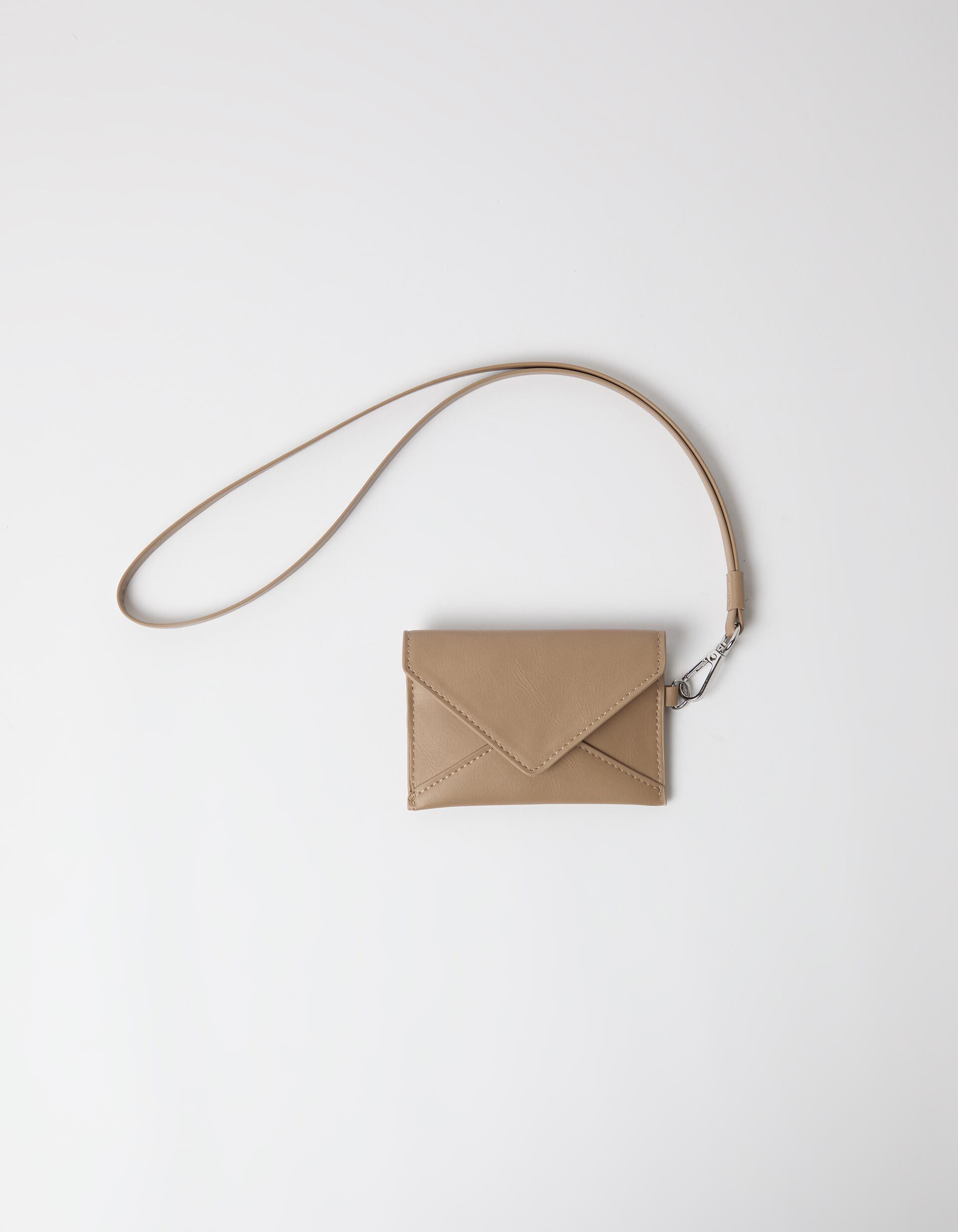 Carteira Envelope, Mulher, Bege