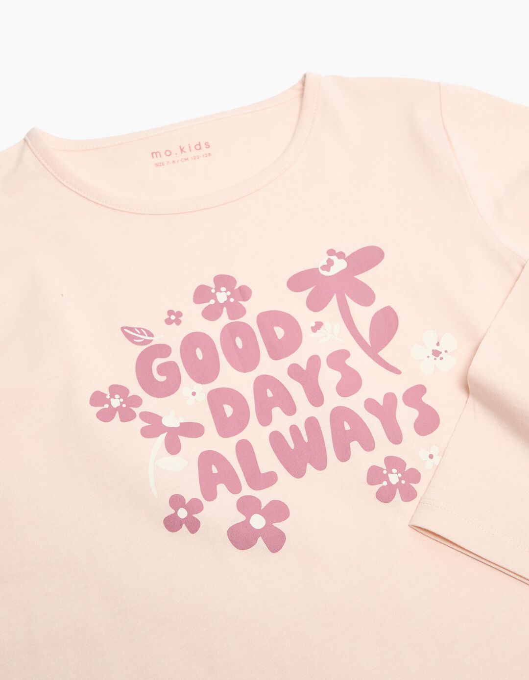 Pijama Jersey, Menina, Rosa Claro 