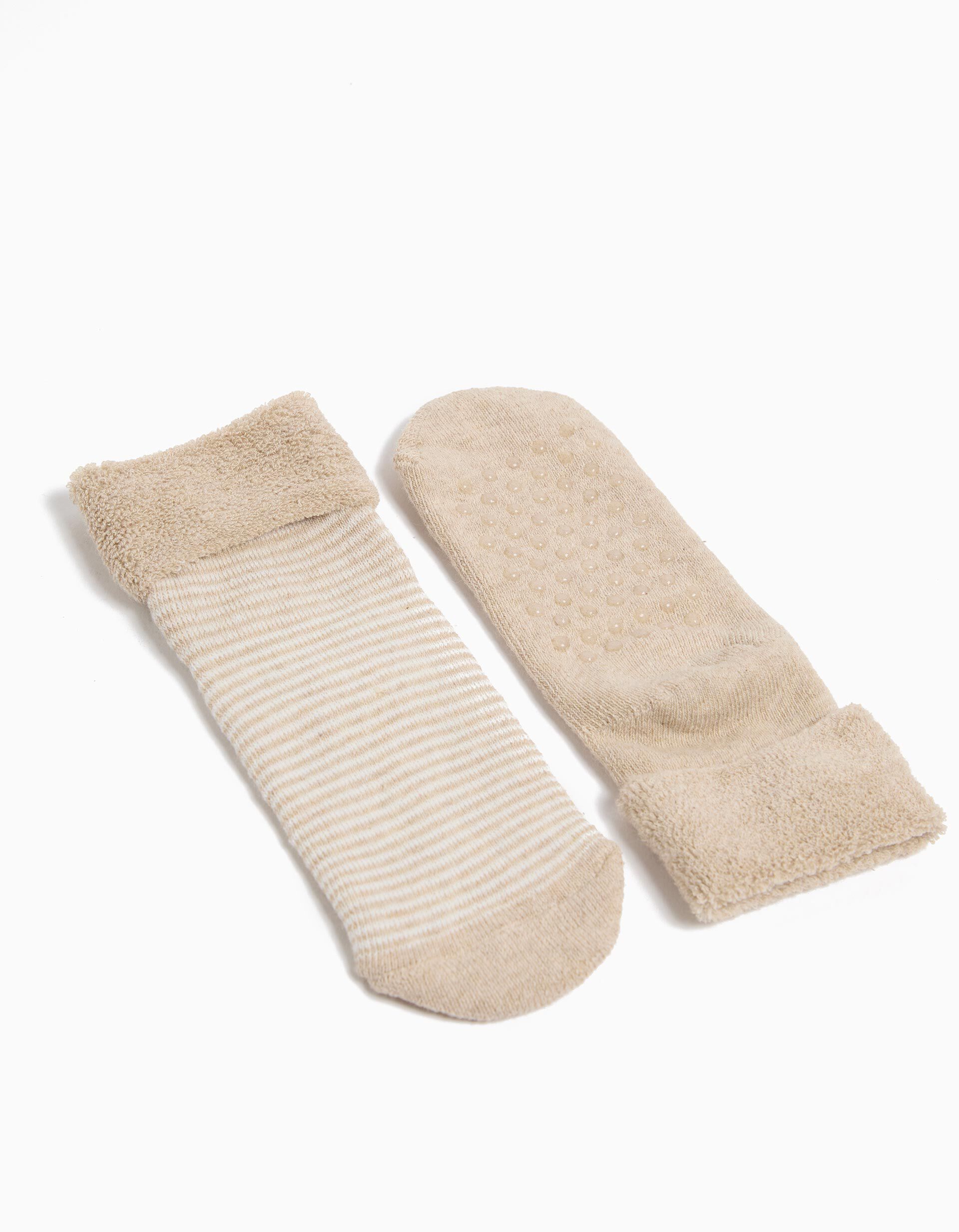 Comprar Online Pack 2 Pares de Meias Antiderrapantes, Beb&eacute;, Multicor