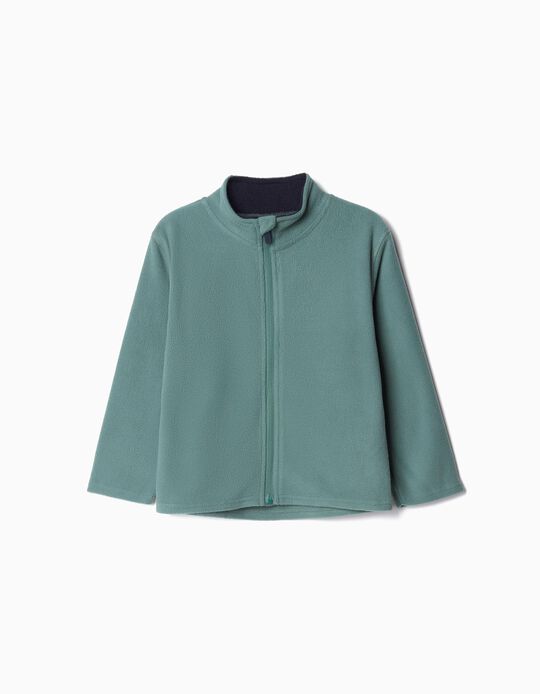 Comprar Online Casaco Polar Fecho de Correr, Menino, Azul Claro