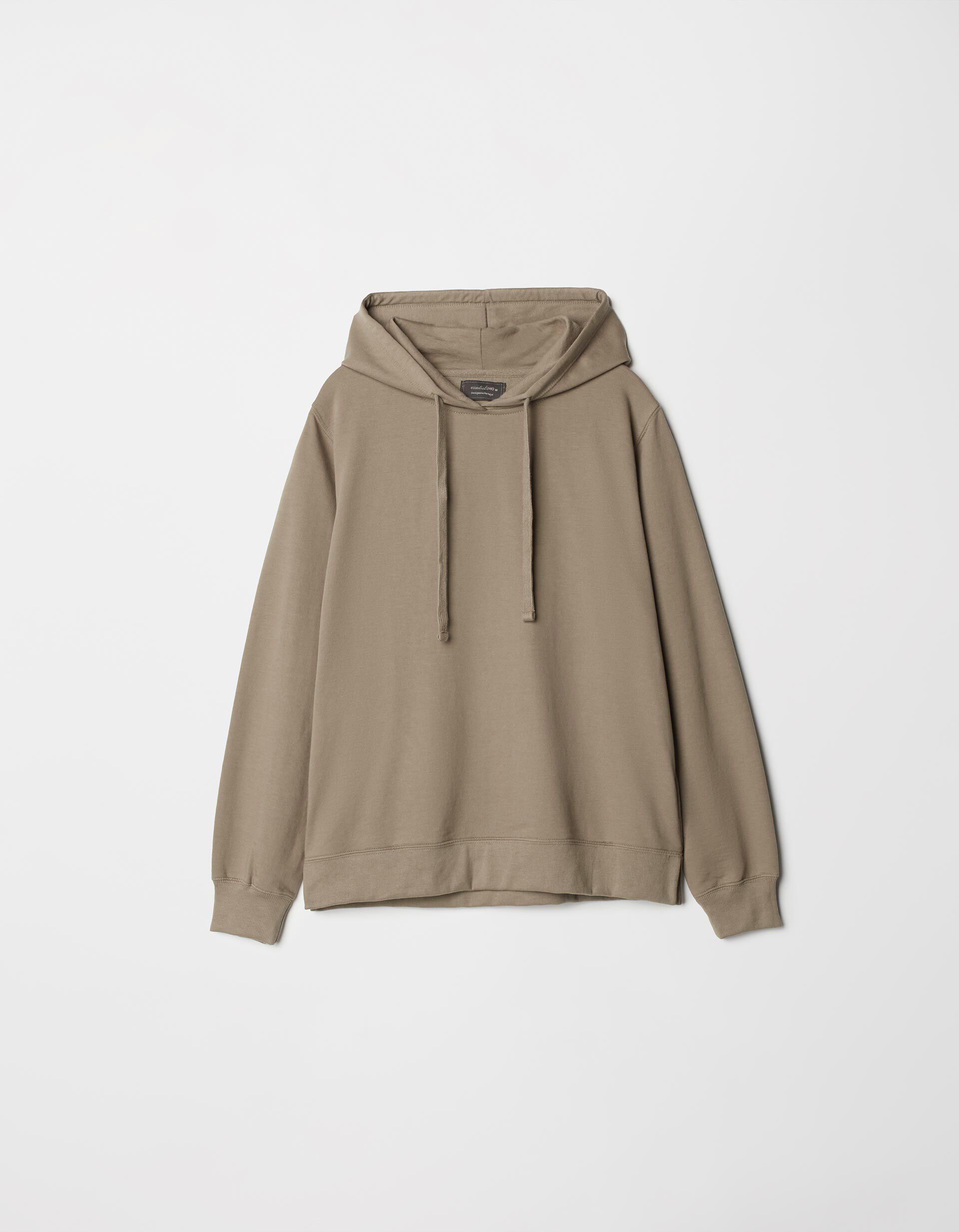 Comprar Online Sweatshirt Capuz, Mulher, Bege Escuro