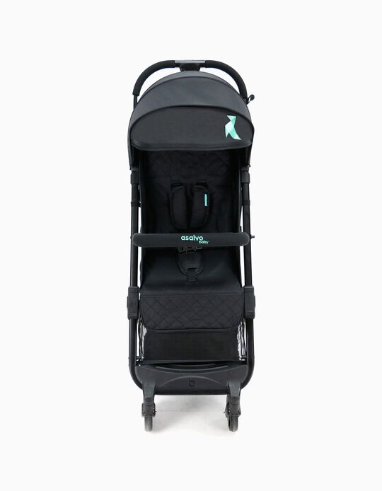 Comprar Online Carrinho de Passeio Travel Asalvo Black Aqua