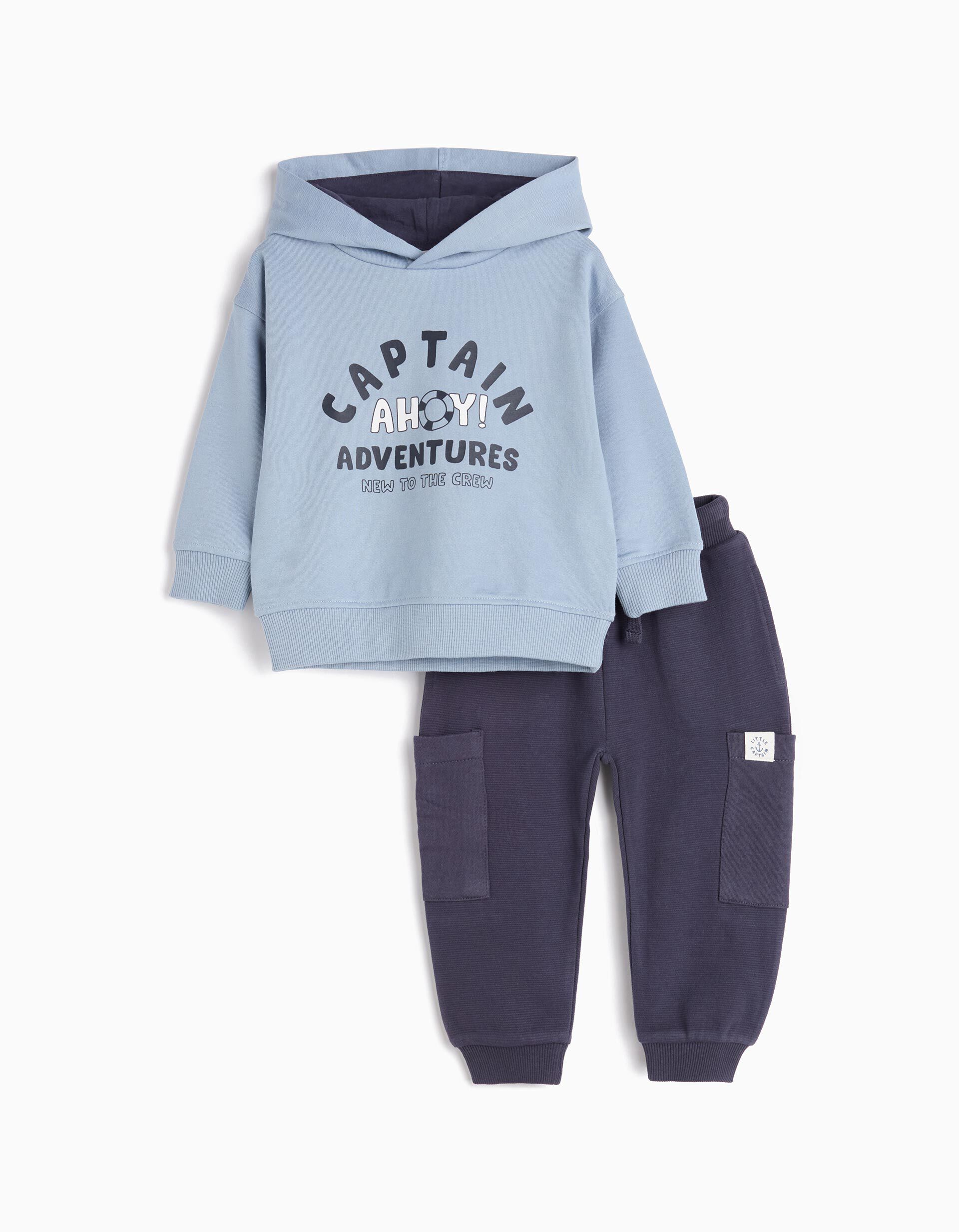 Conjunto de Jogging, Menino, Azul