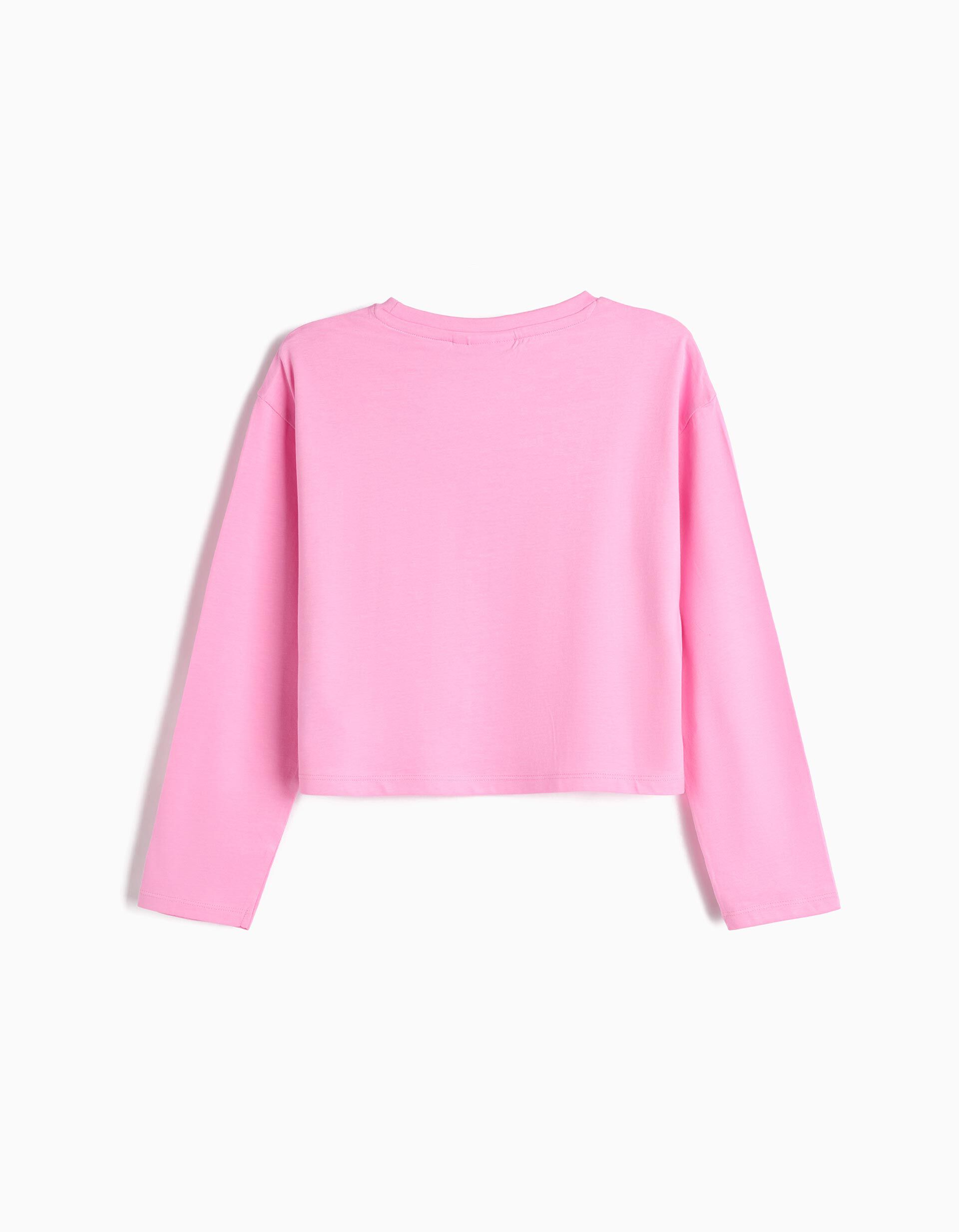 Comprar Online T-shirt de Manga Comprida 'Snoopy', Menina, Rosa