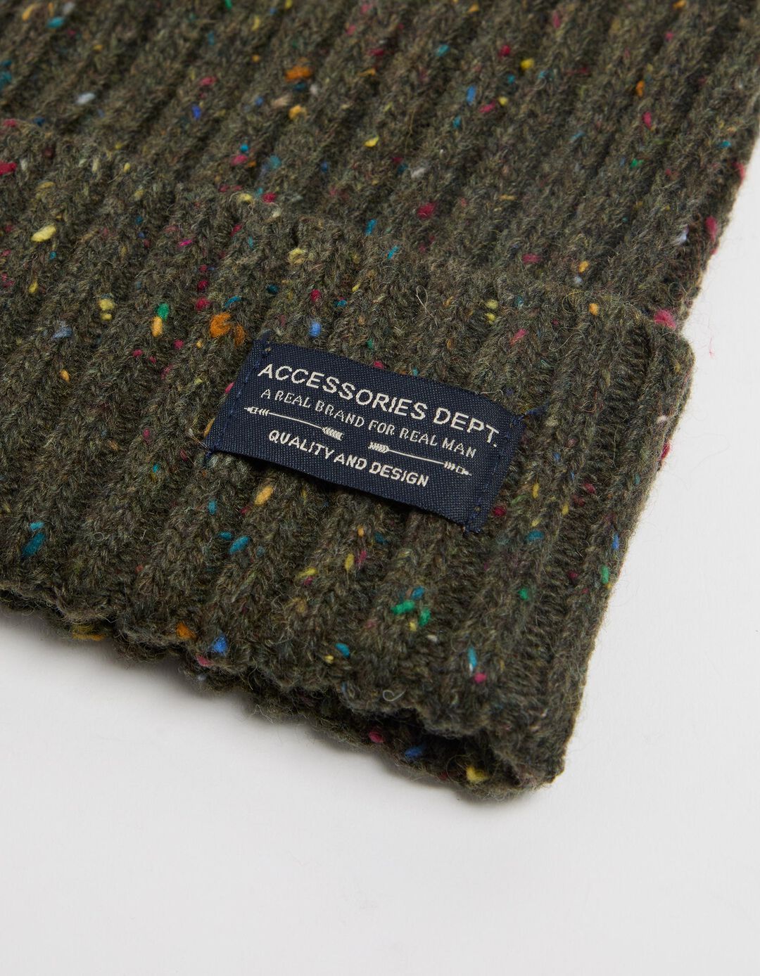 Gorro Malha Mesclada, Homem, Verde
