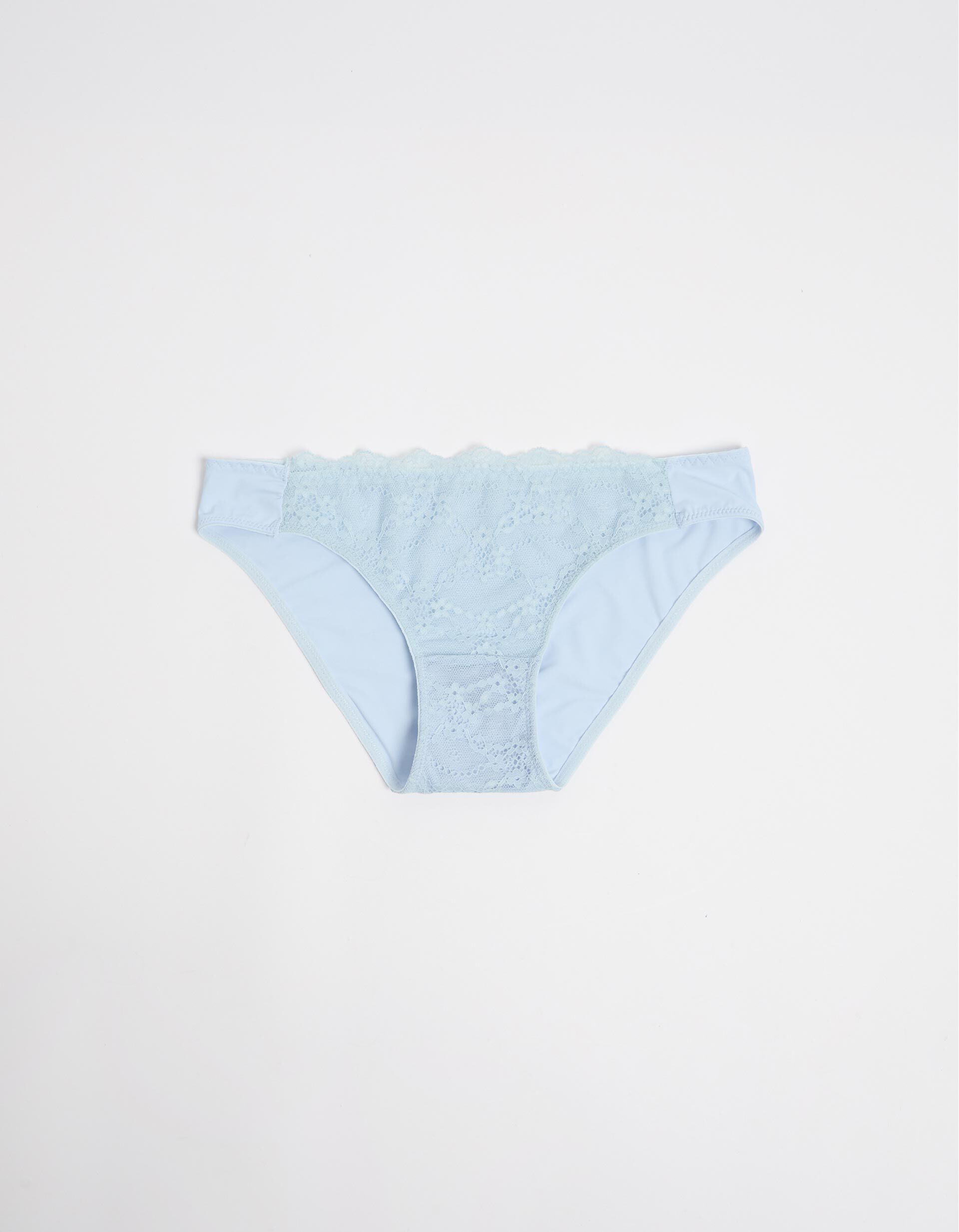 Cuecas Renda, Mulher, Azul Claro