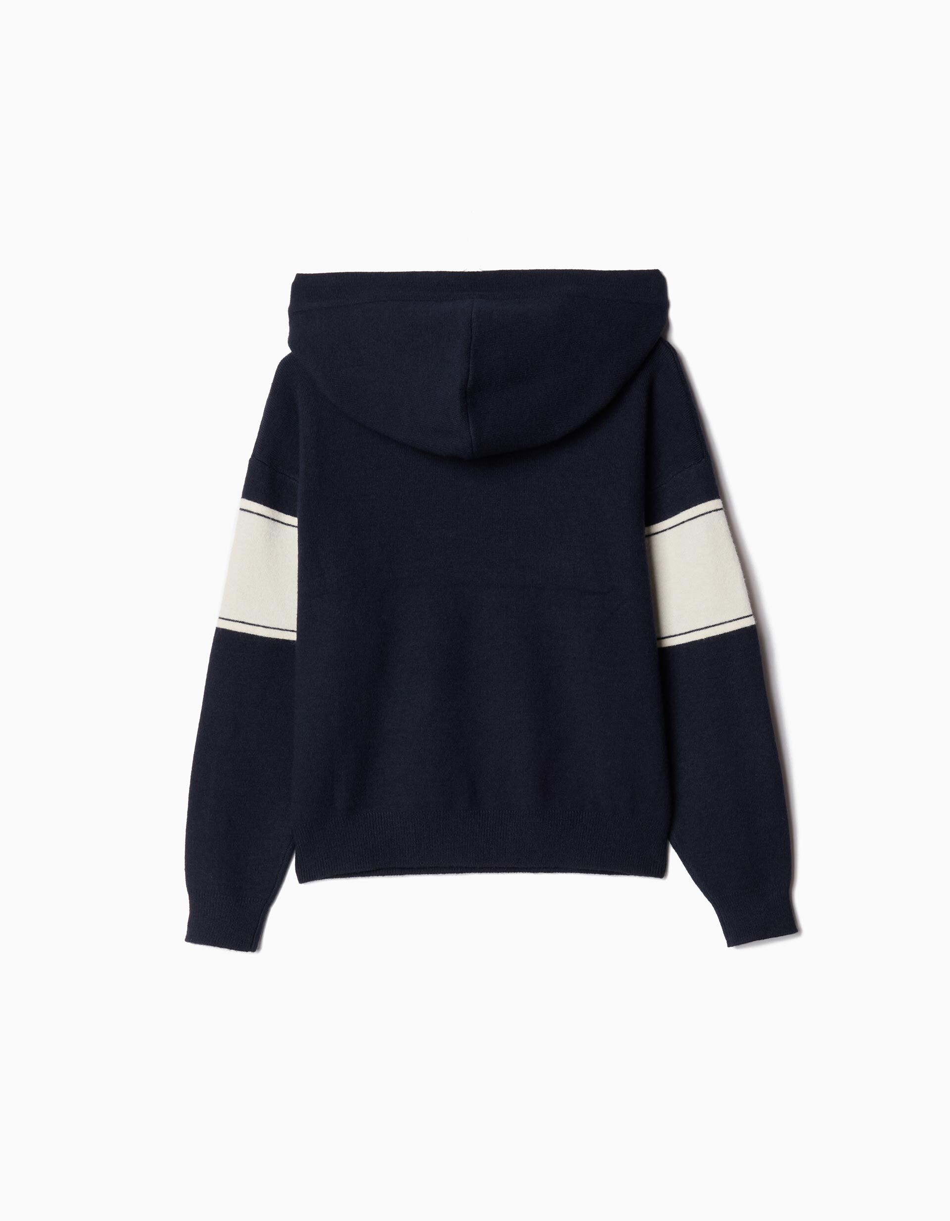 Comprar Online Sweatshirt Capuz Estampado, Menina, Azul Escuro