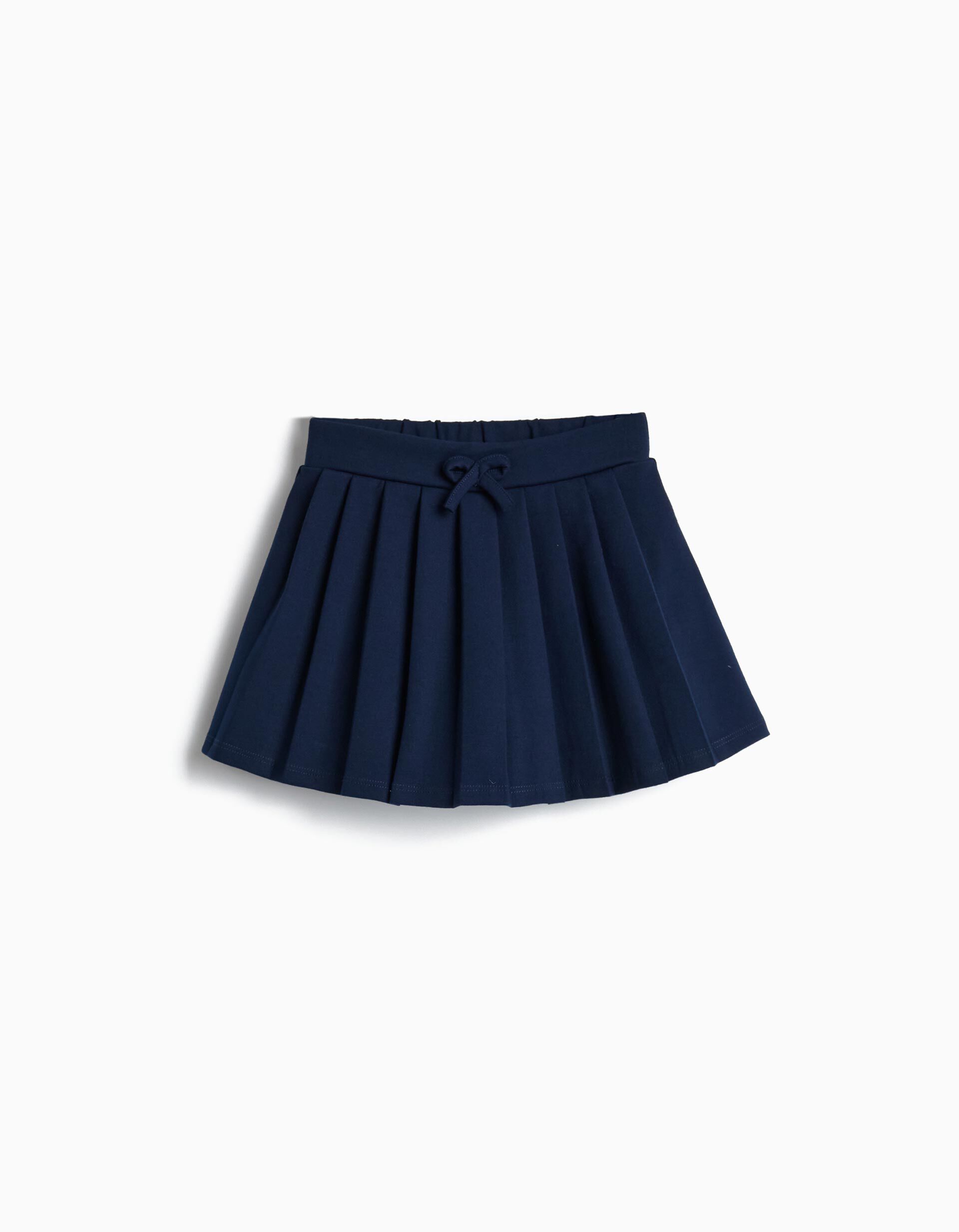 Saia- Cal&ccedil;&atilde;o, Menina, Azul Escuro