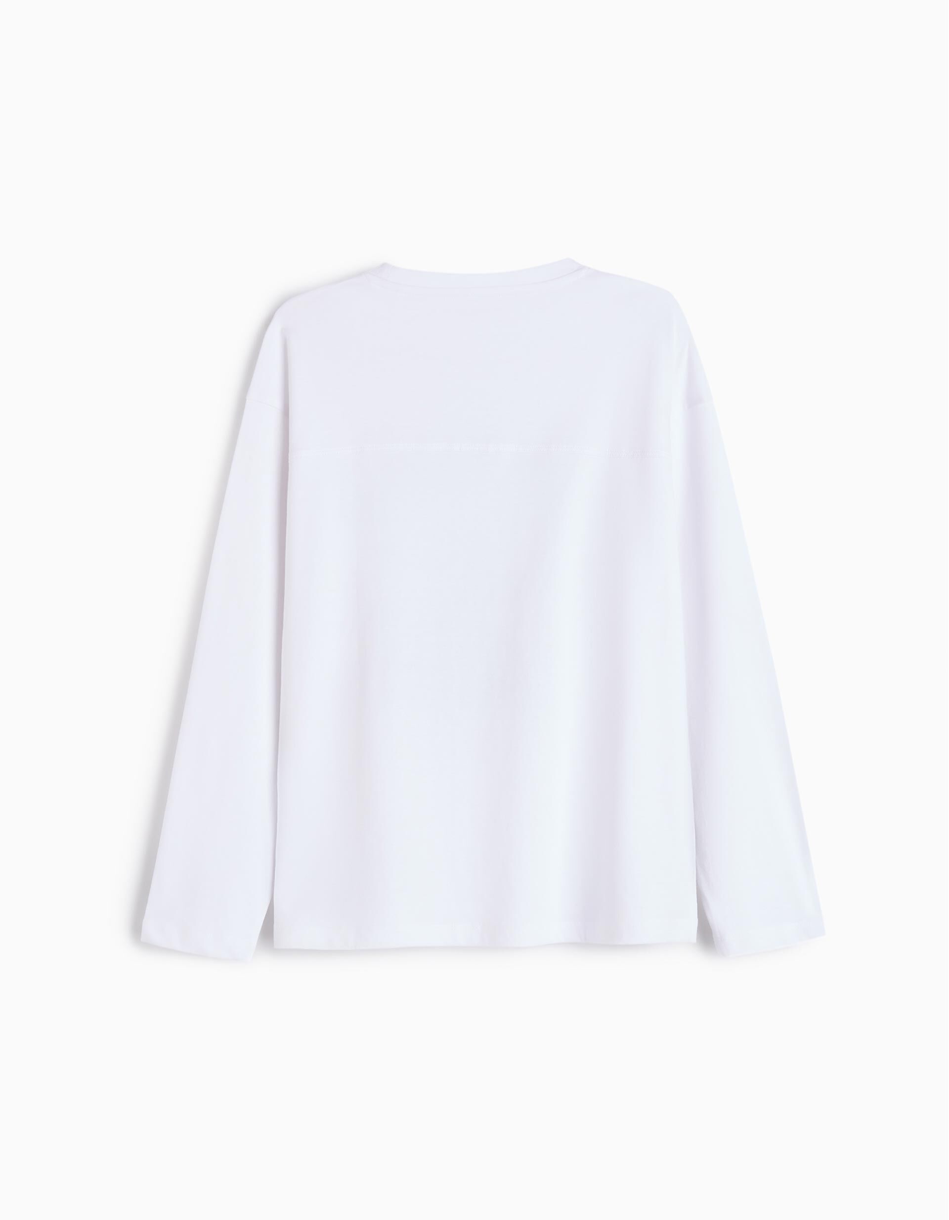 Comprar Online T-shirt de Manga Comprida Estampado, Menino, Branco