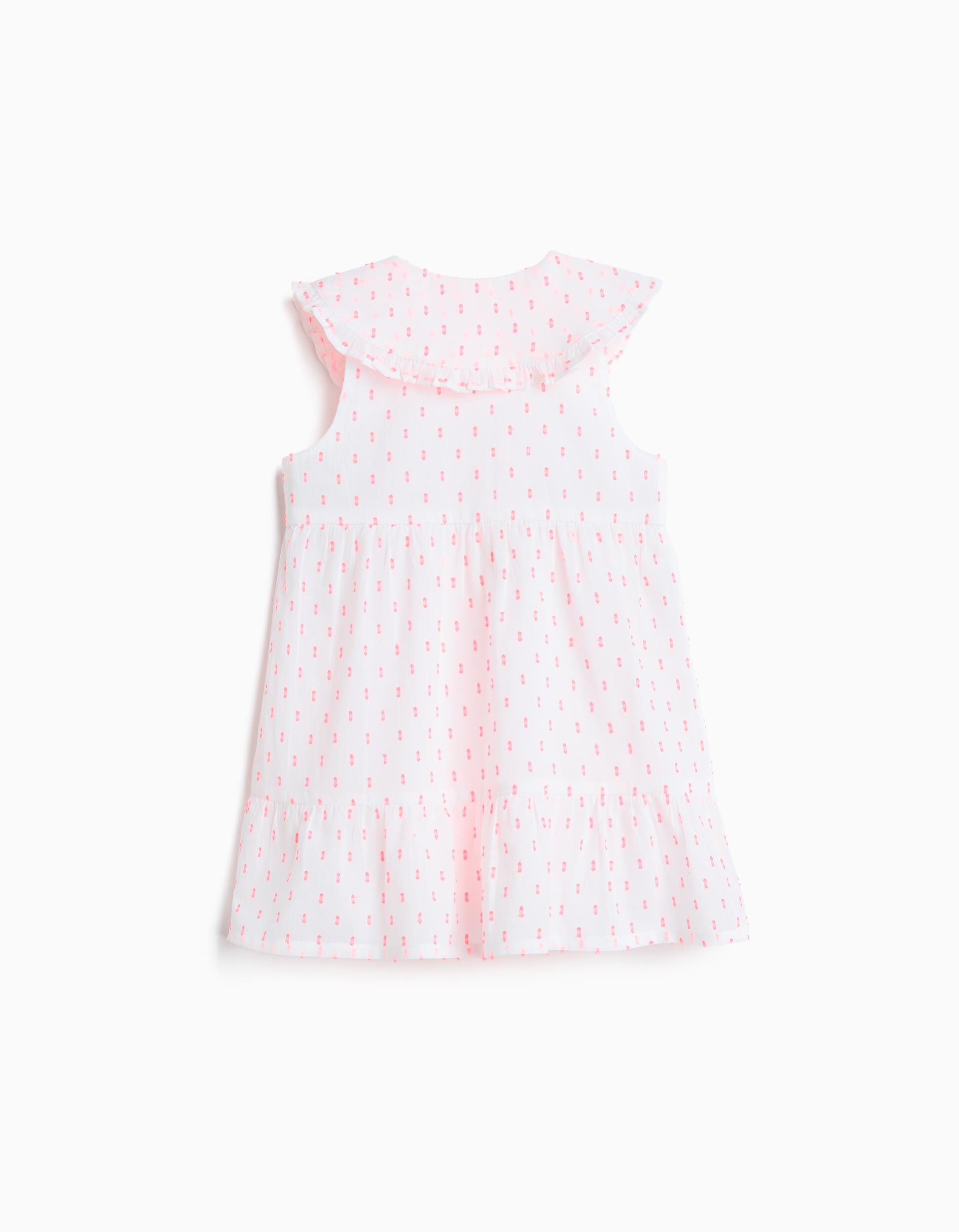 Vestido, Menina, Branco