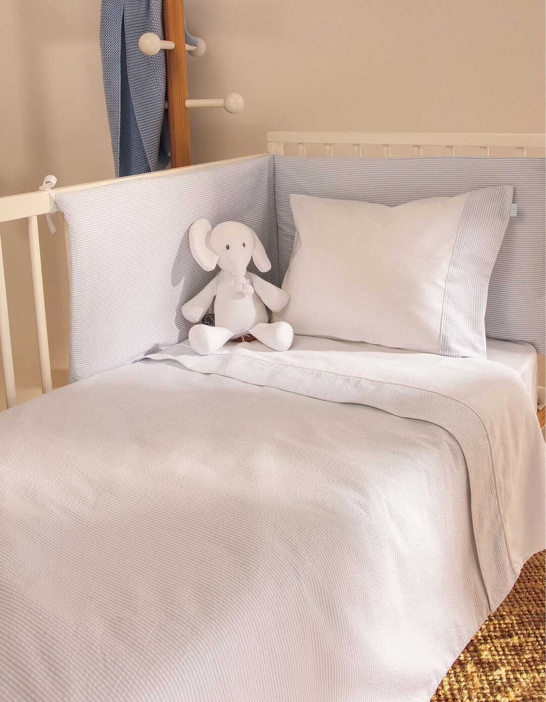 Resguardo De Cama Essential Blue Zy Baby