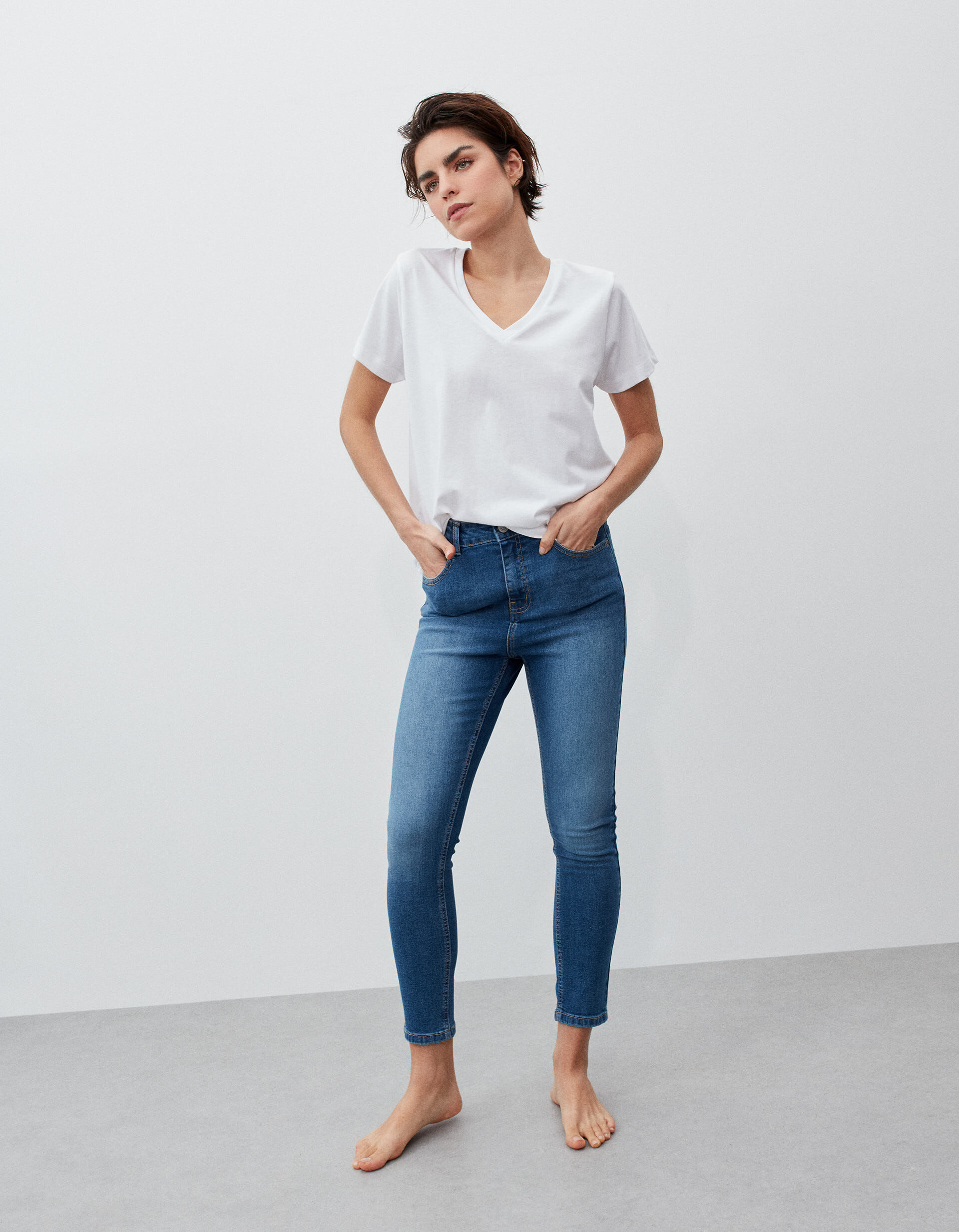 Comprar Online Cal&ccedil;as de Ganga 'Skinny', Mulher, Azul