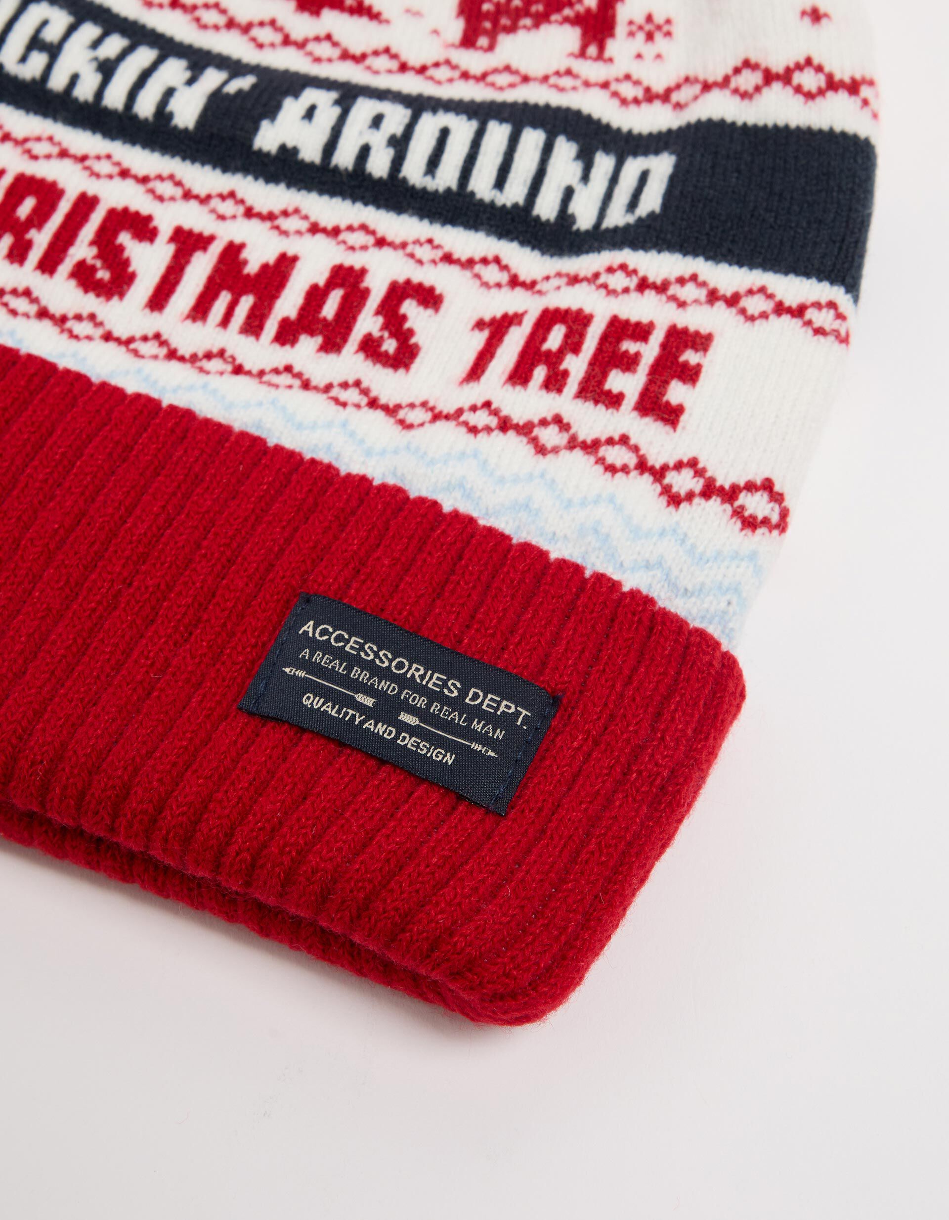 Comprar Online Gorro de Malha Natal, Homem, Vermelho