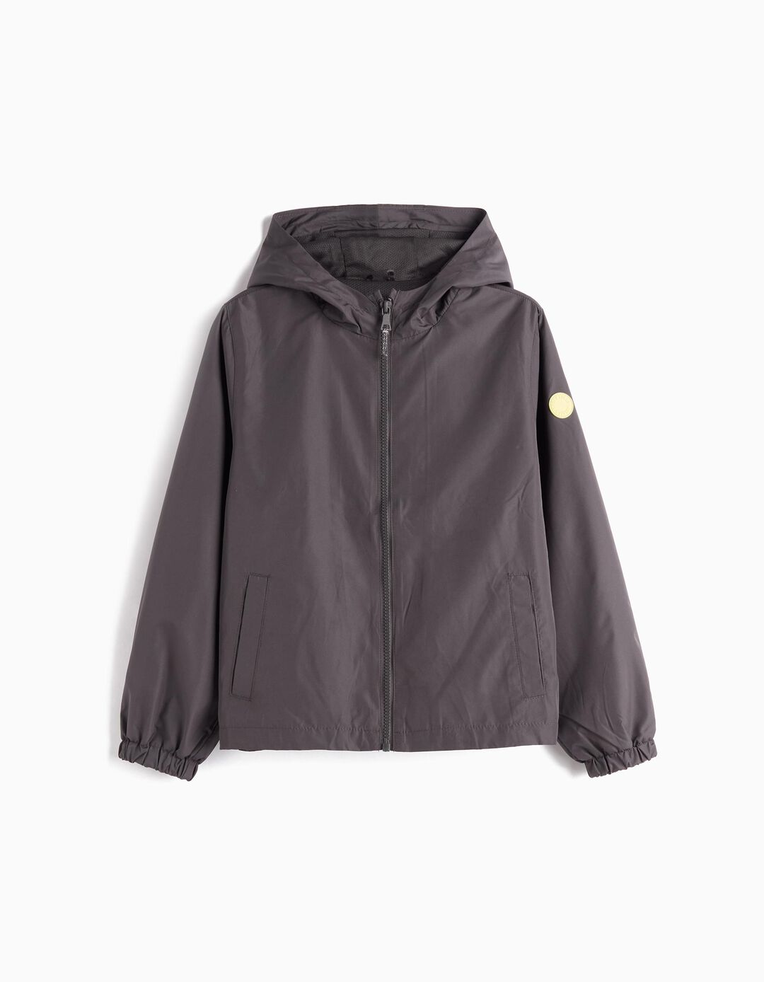 Parka com Capuz, Menino, Cinzento Escuro