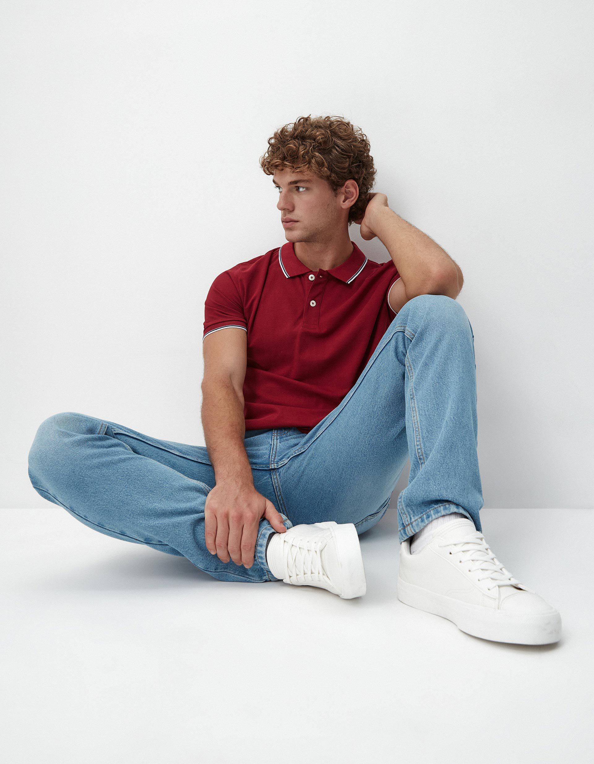 Comprar Online Cal&ccedil;as de Ganga 'Slim fit', Homem, Azul Claro