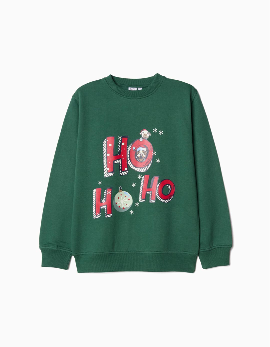 Sweatshirt de Felpa Natal, Menino, Verde