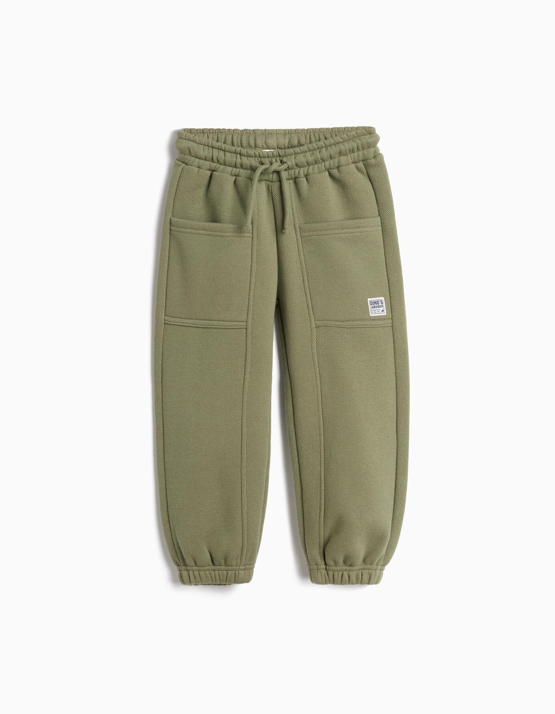 Cal&ccedil;as De Jogging, Menino, Verde Escuro