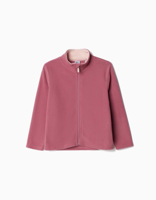 Comprar Online Casaco Polar Fecho de Correr, Menina, Rosa 