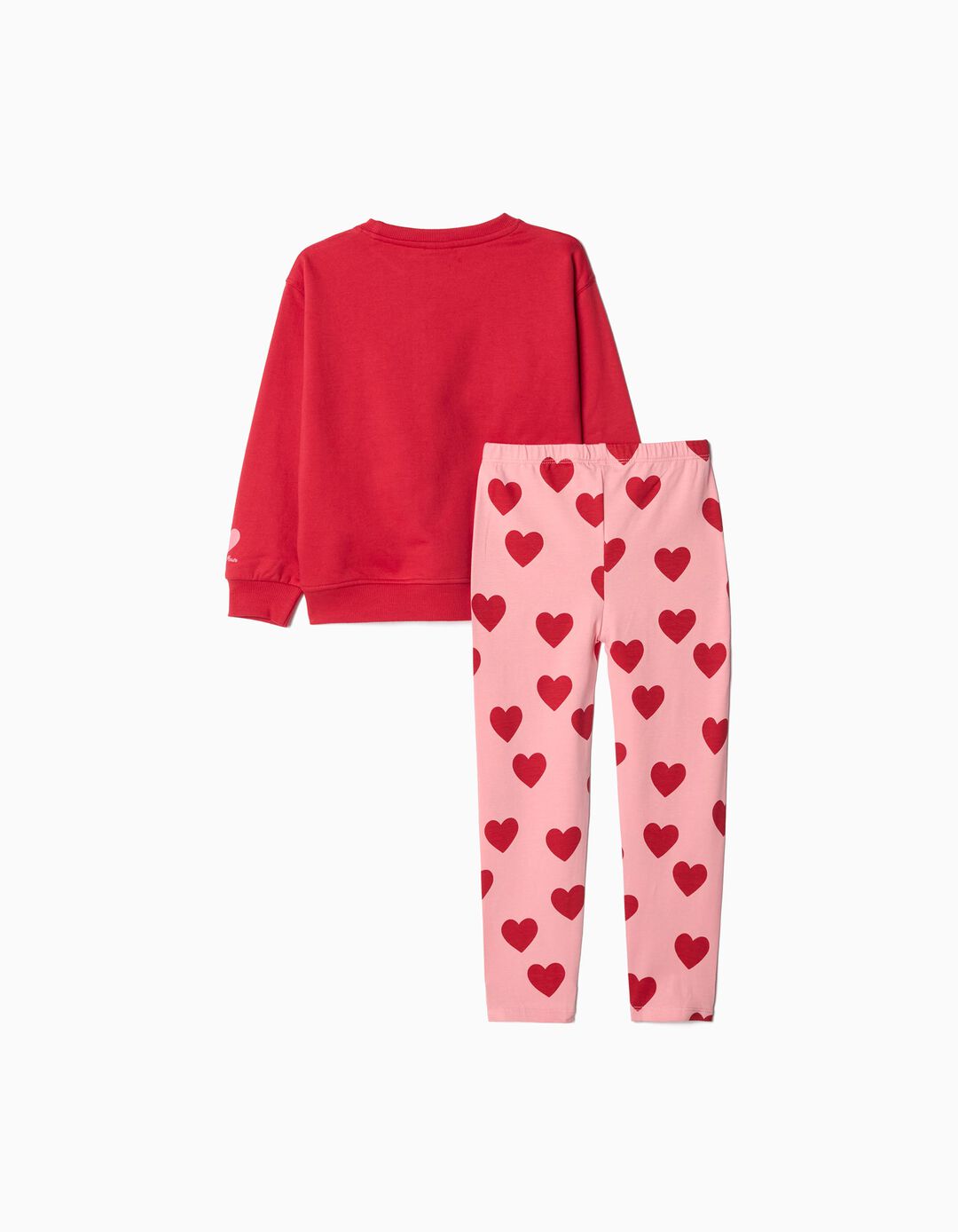Conjunto Sweatshirt e Leggings 'Disney', Menina, Vermelho
