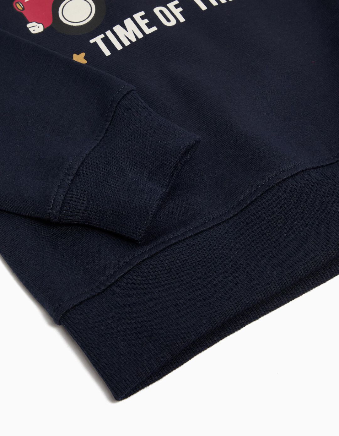 Sweatshirt de Felpa Natal, Menino, Azul Escuro