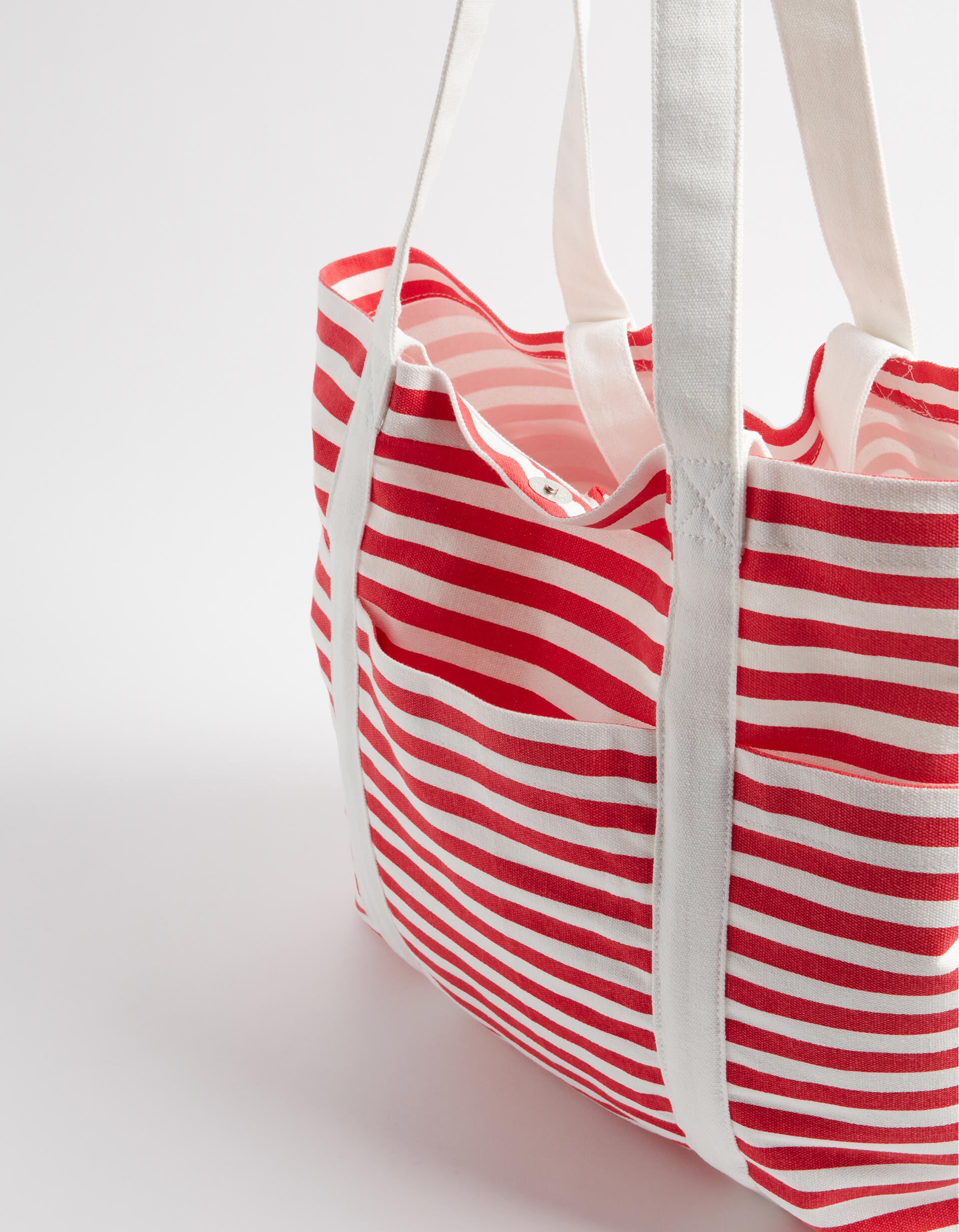 Comprar Online Saco de Praia Riscas, Mulher, Vermelho