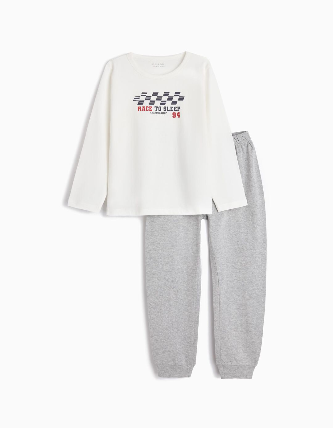 Pijama Jersey, Menino, Bege Claro