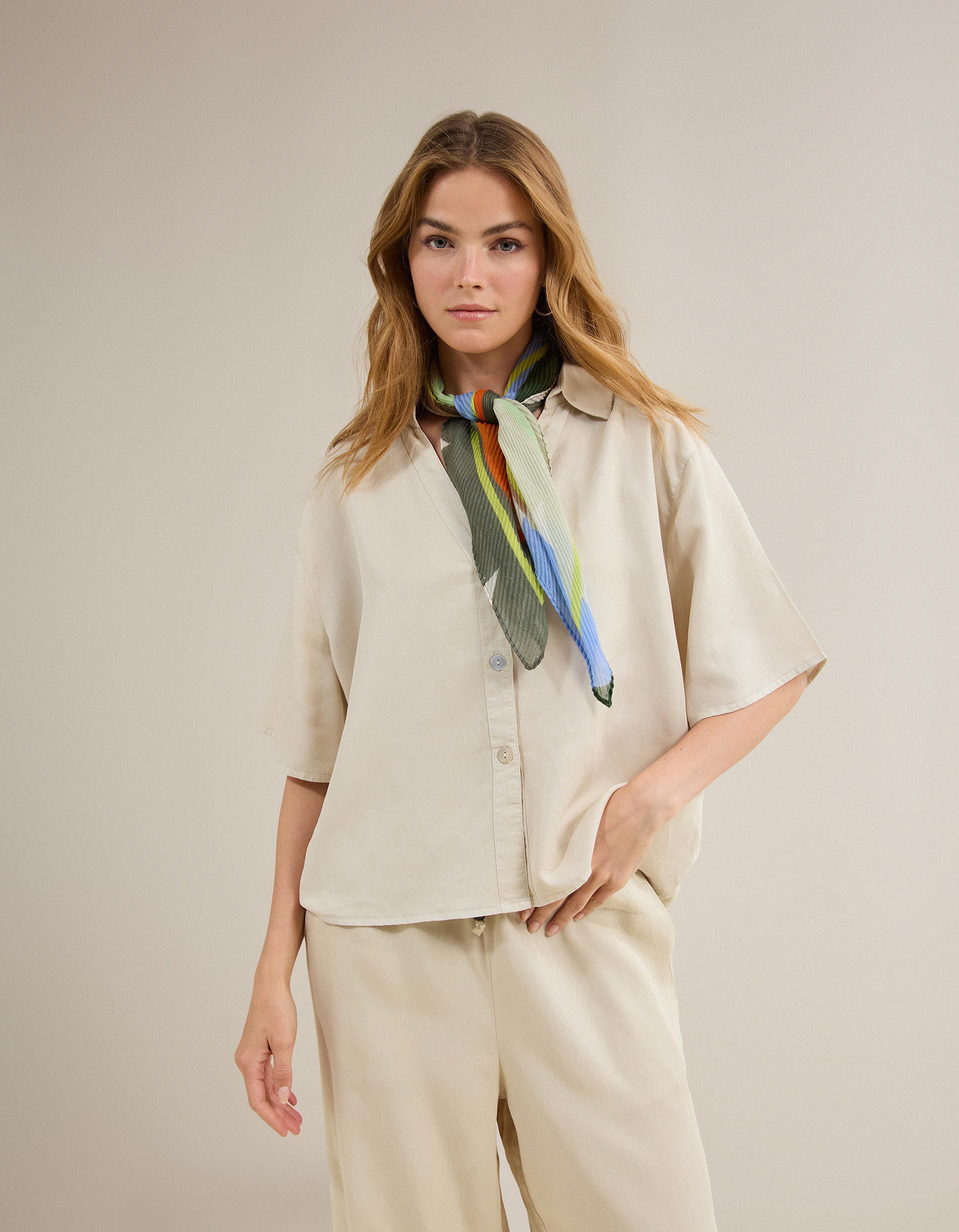 Camisa Liocel, Mulher, Bege