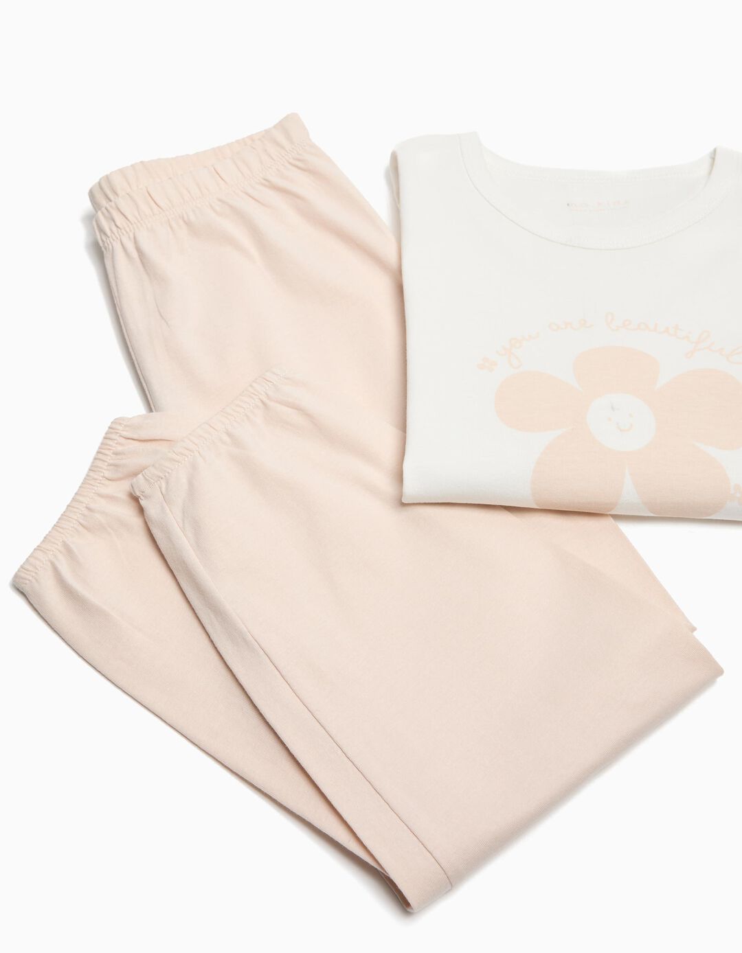 Pijama Jersey, Menina, Rosa Claro