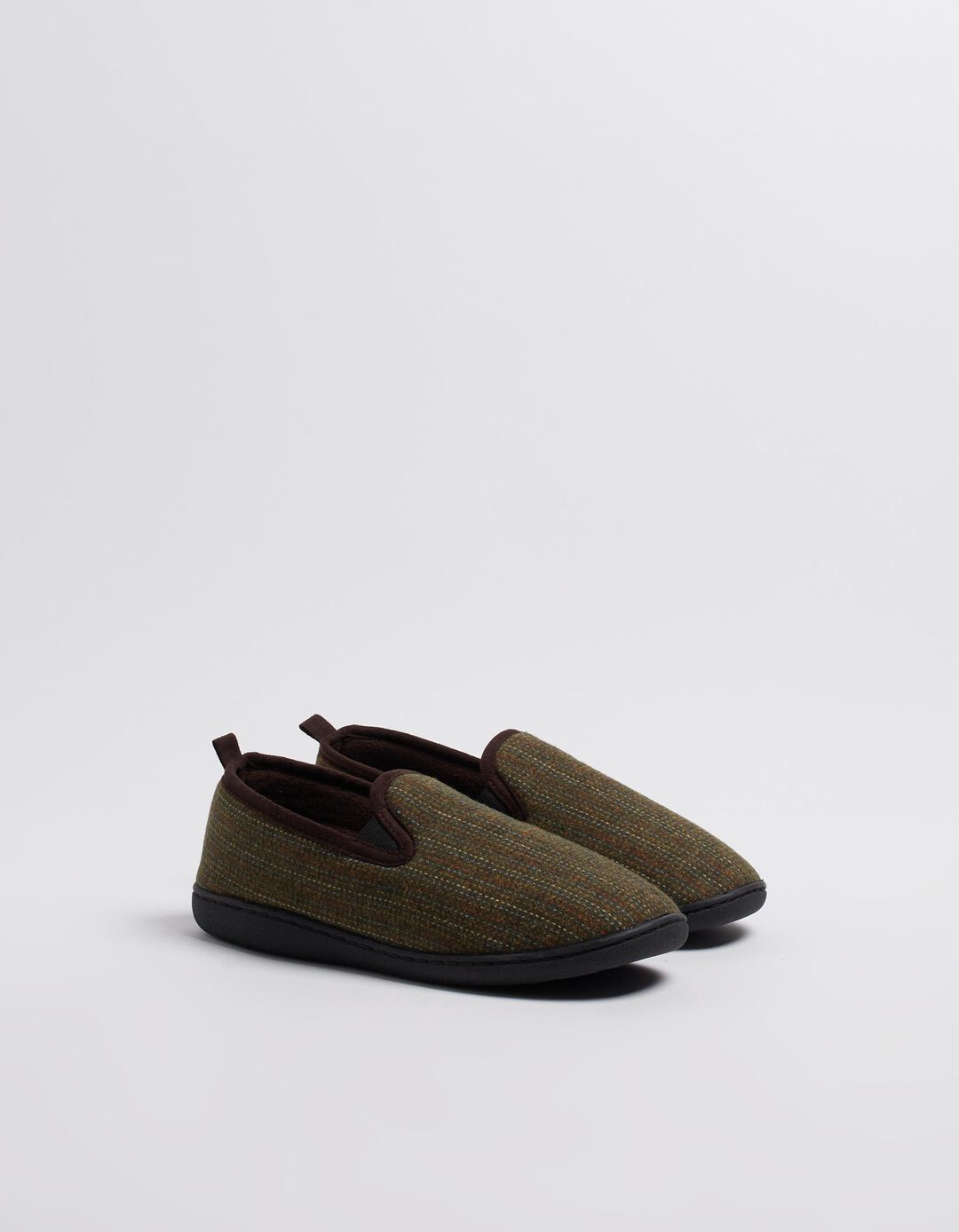 Pantufas Textura, Homem, Verde