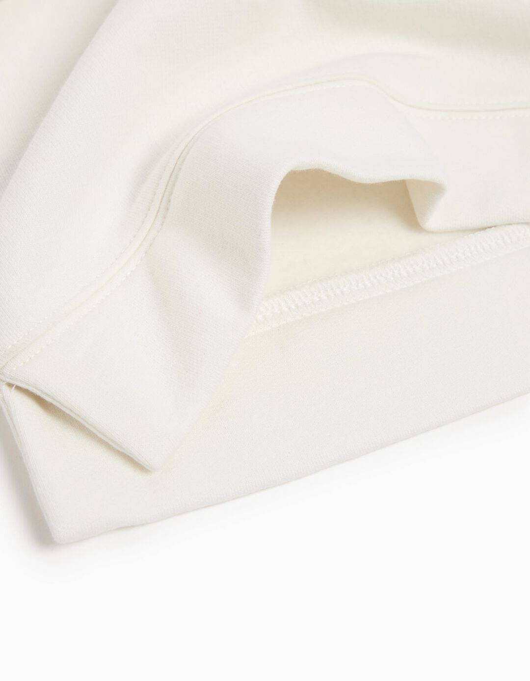 Sweatshirt de Felpa, Menina, Branco