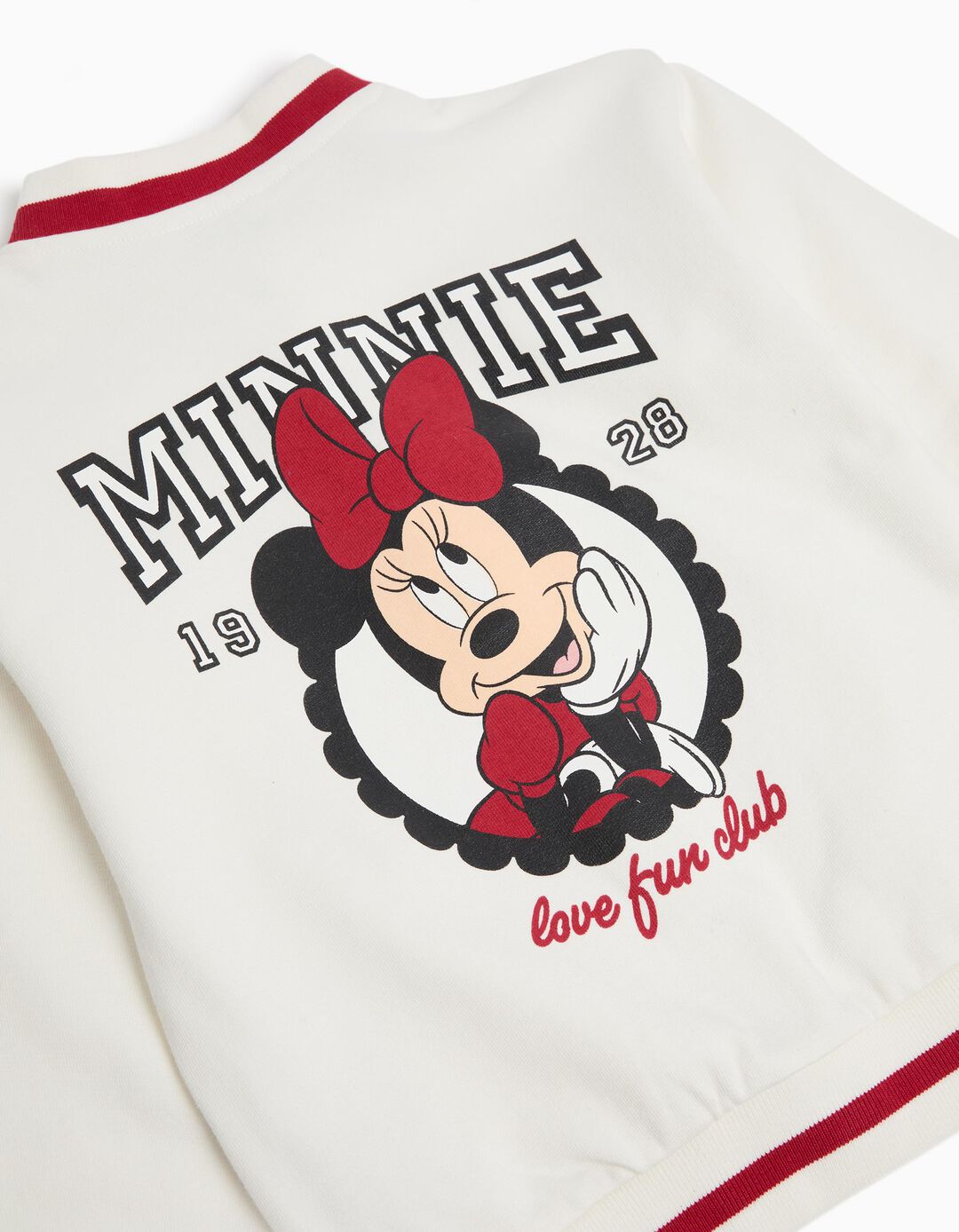 Casaco Bomber 'Disney', Menina, Branco