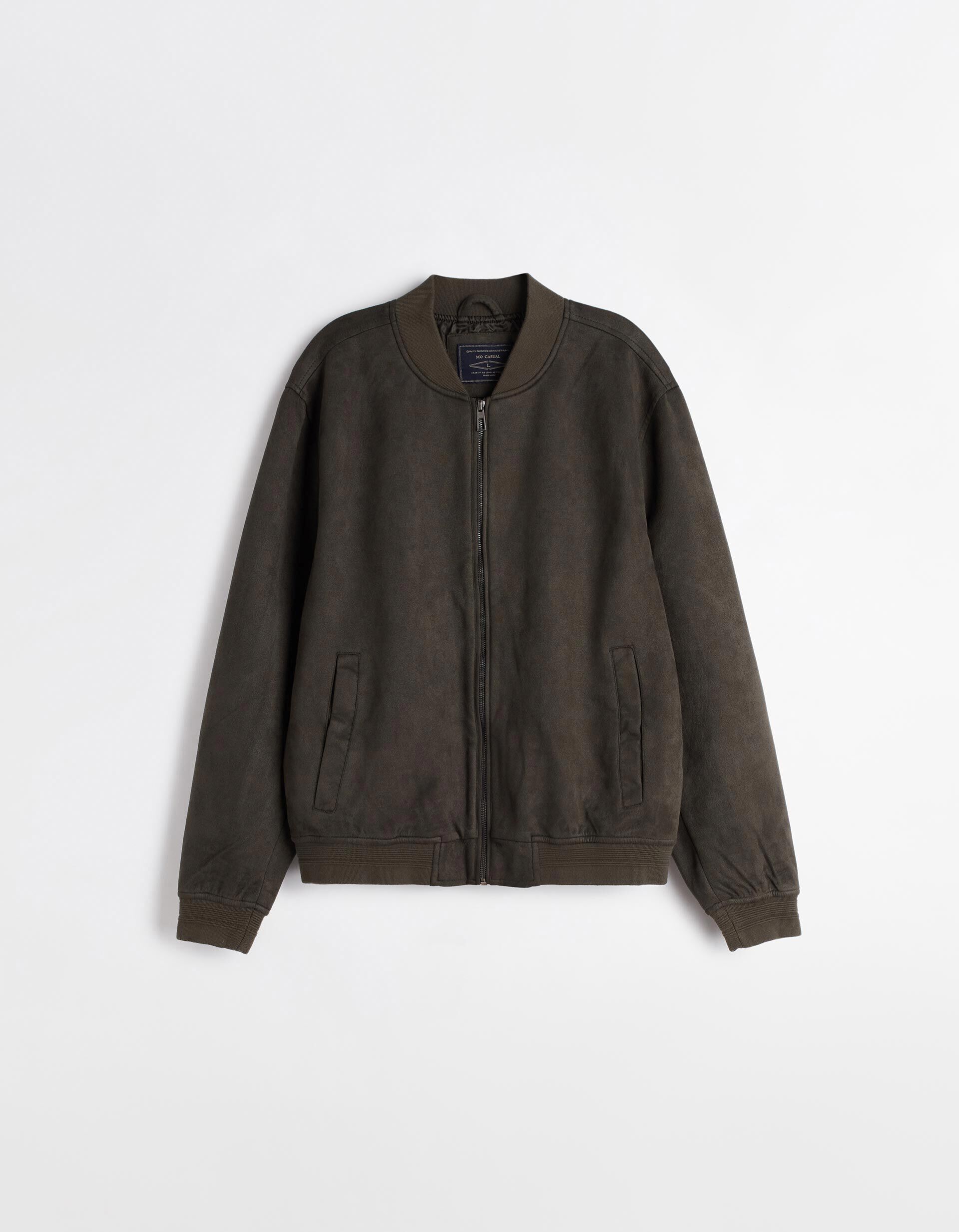 Comprar Online Casaco Bomber, Homem, Cinzento Escuro 