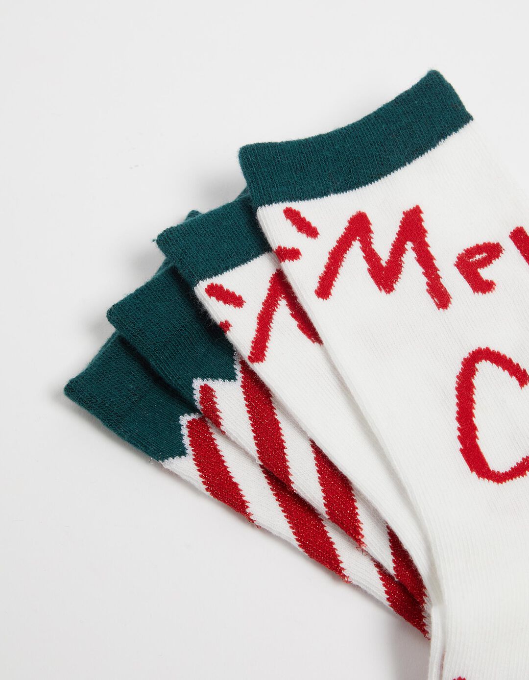 Pack 2 Pares de Meias Natal, Mulher, Multicor