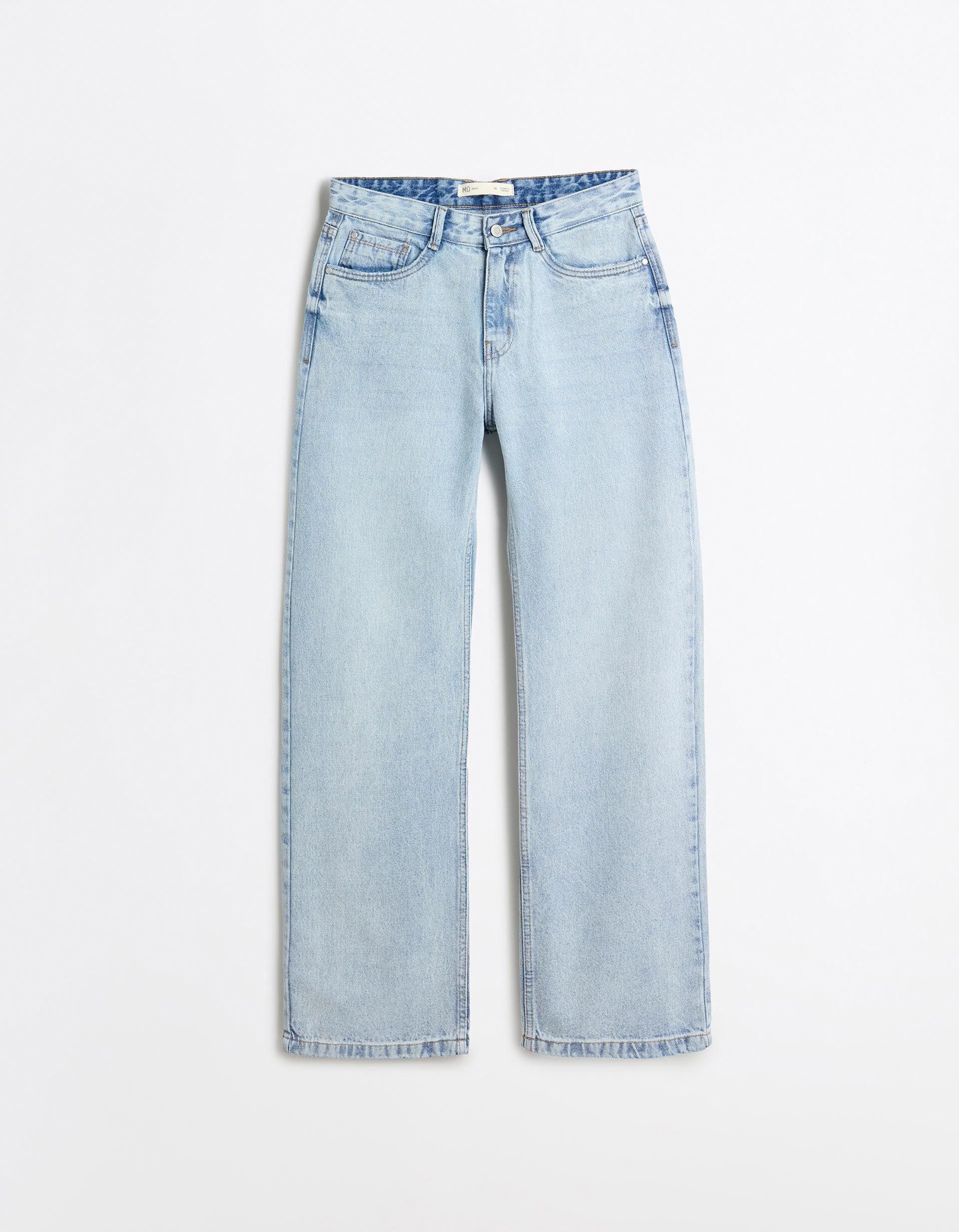 Cal&ccedil;as De Ganga 'Wide Leg', Mulher, Azul Claro