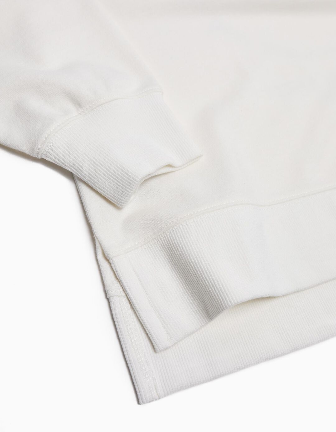 Sweatshirt de Felpa, Menina, Branco