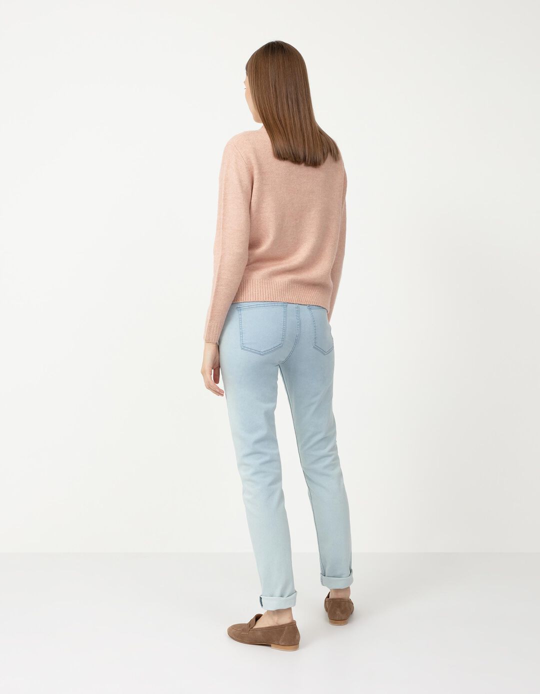 Jeans Básicas, Mulher, Azul Claro