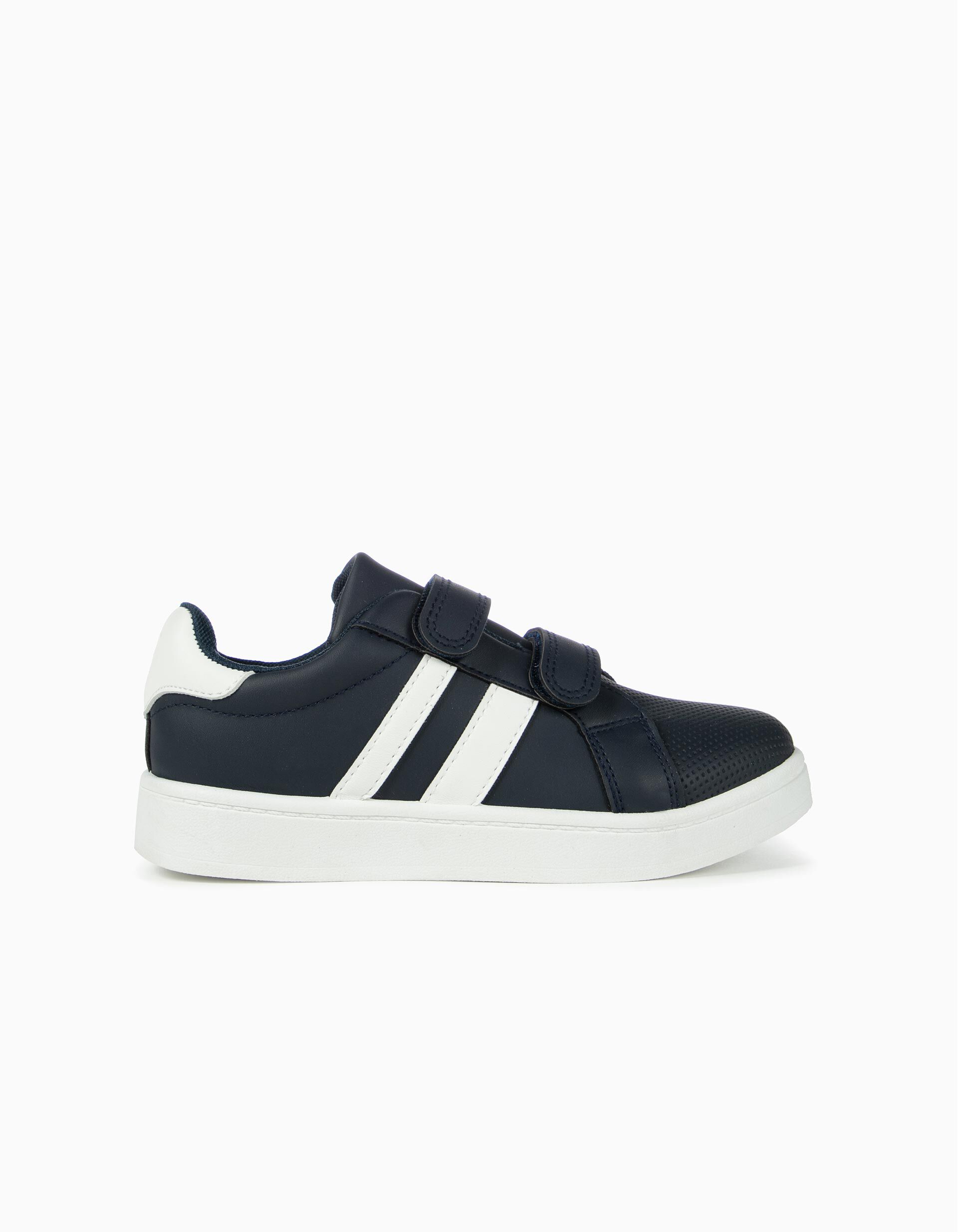 Sapatilhas para Criança 'ZY', Azul Escuro e Branco