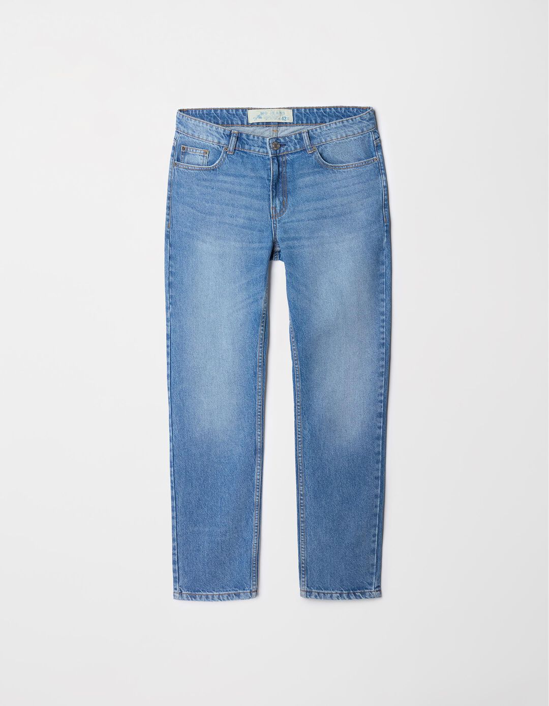 Calças de Ganga Slim Fit, Homem, Azul Claro