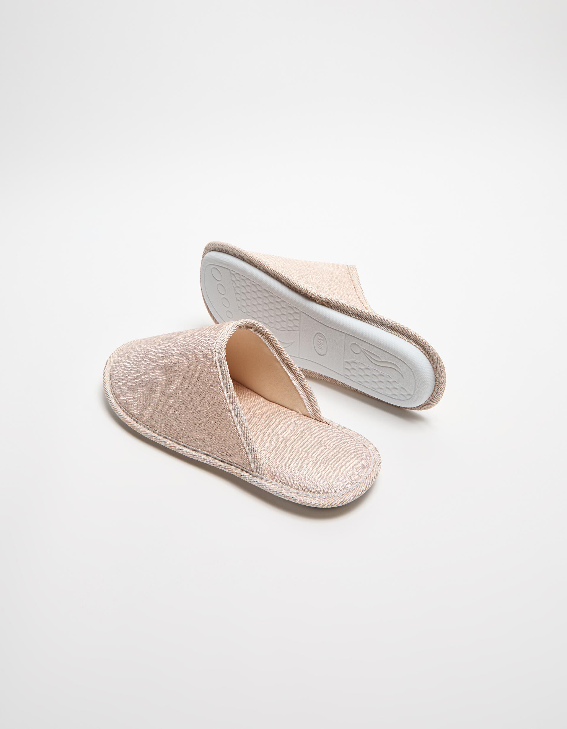 Comprar Online Chinelos de Quarto Met&aacute;licos, Mulher, Laranja