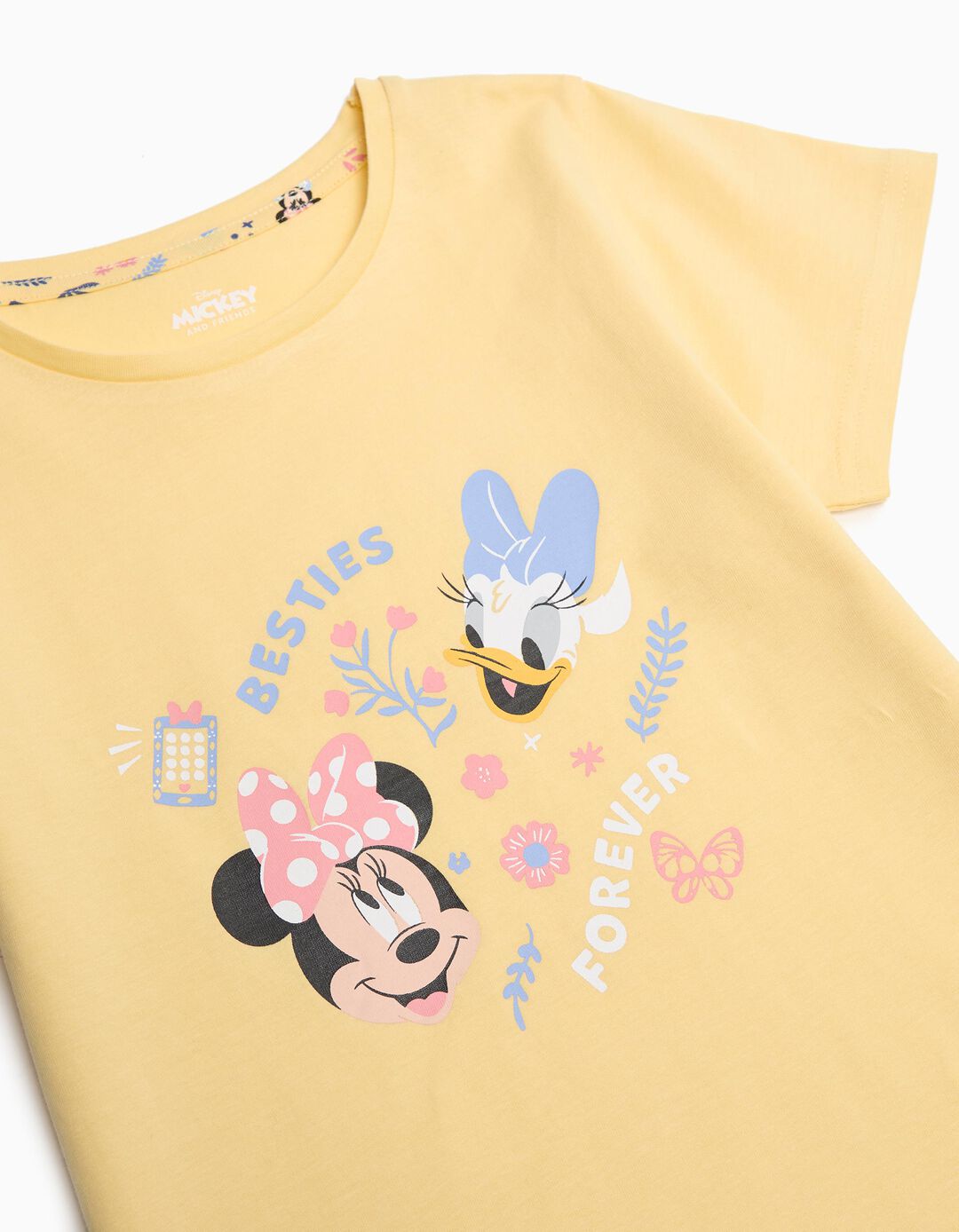 Pijama Jersey 'Disney', Menina, Amarelo Claro