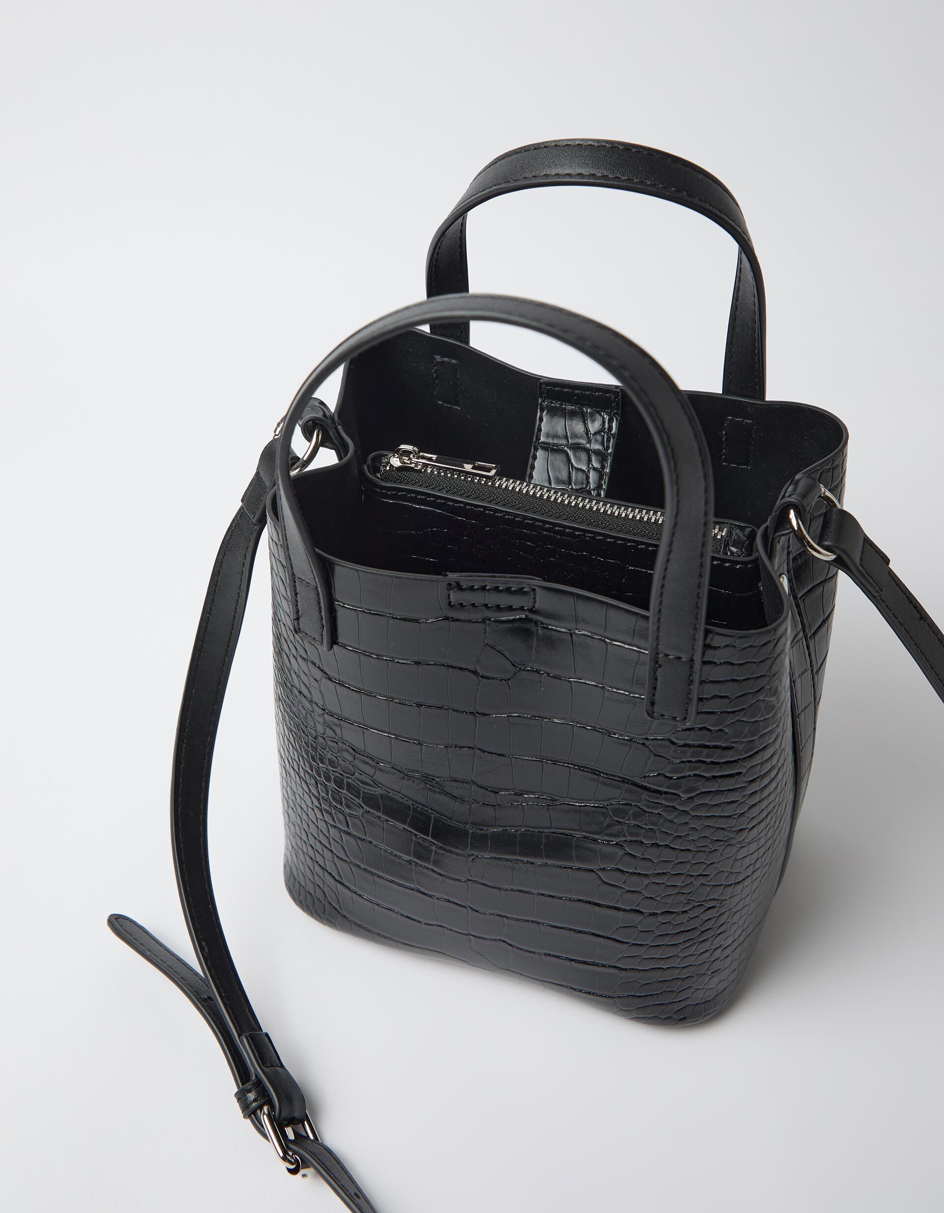 Mala Bucket Mini, Mulher, Preto