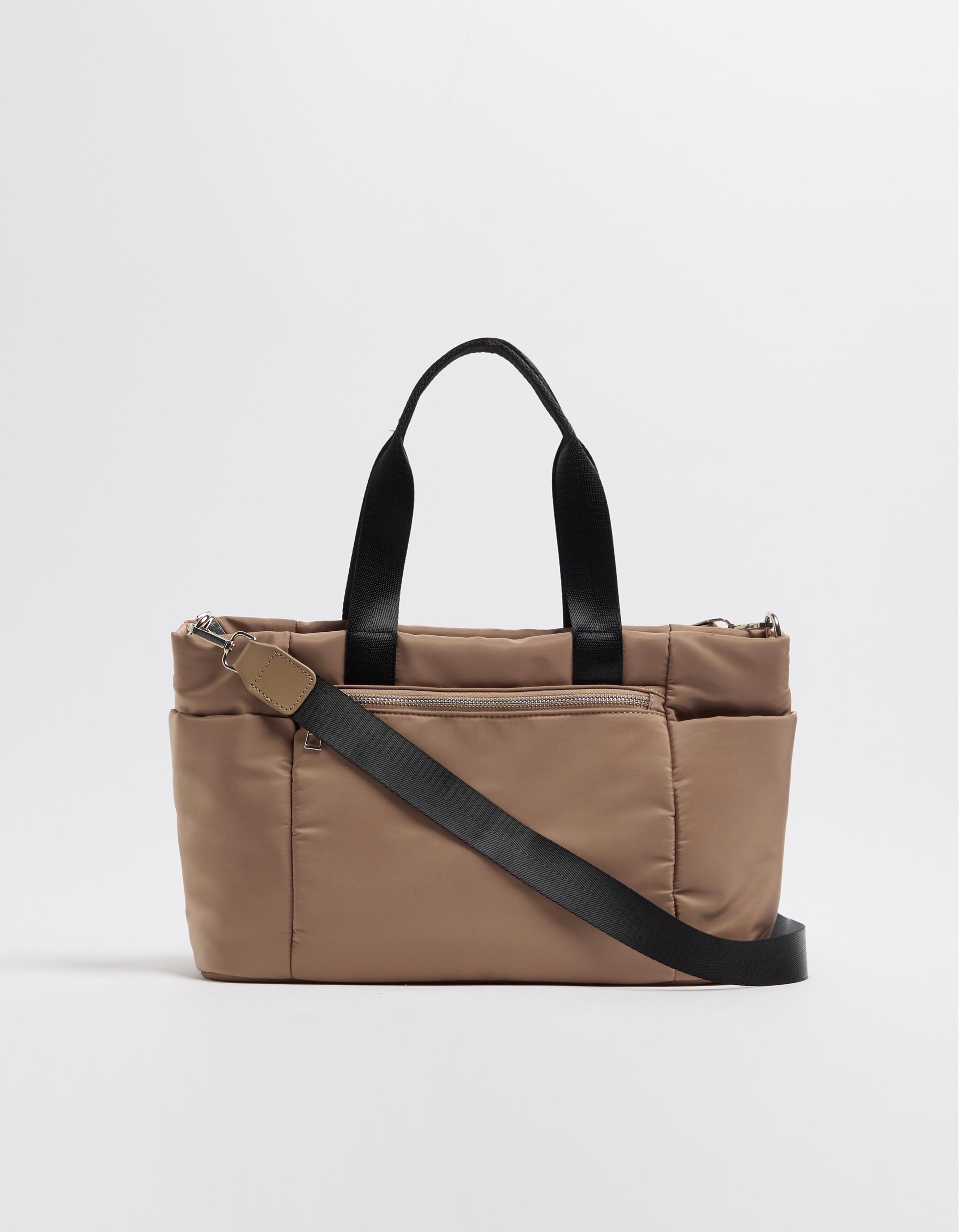 Mala Nylon, Mulher, Bege