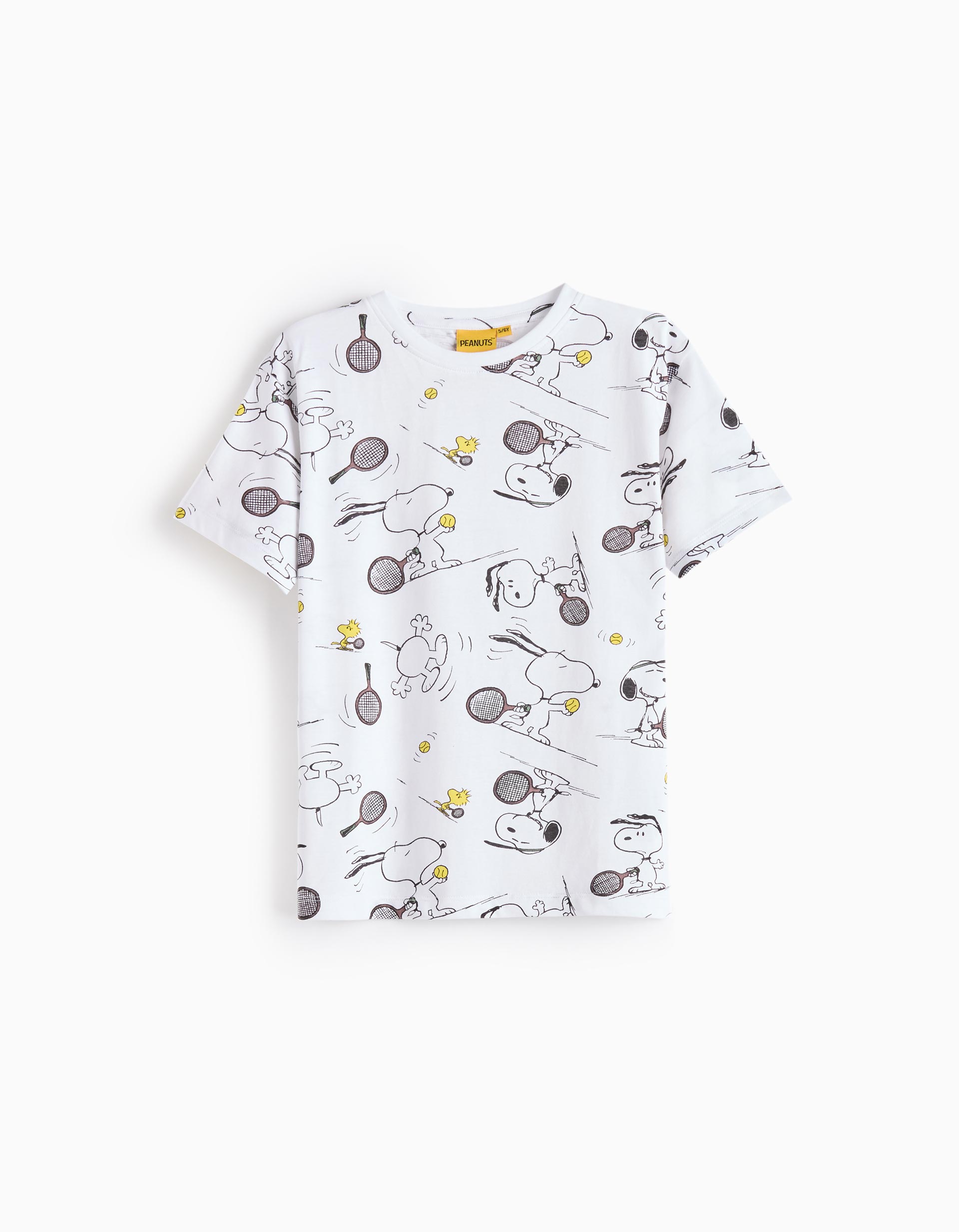 T-shirt 'Snoopy', Menino, Branco