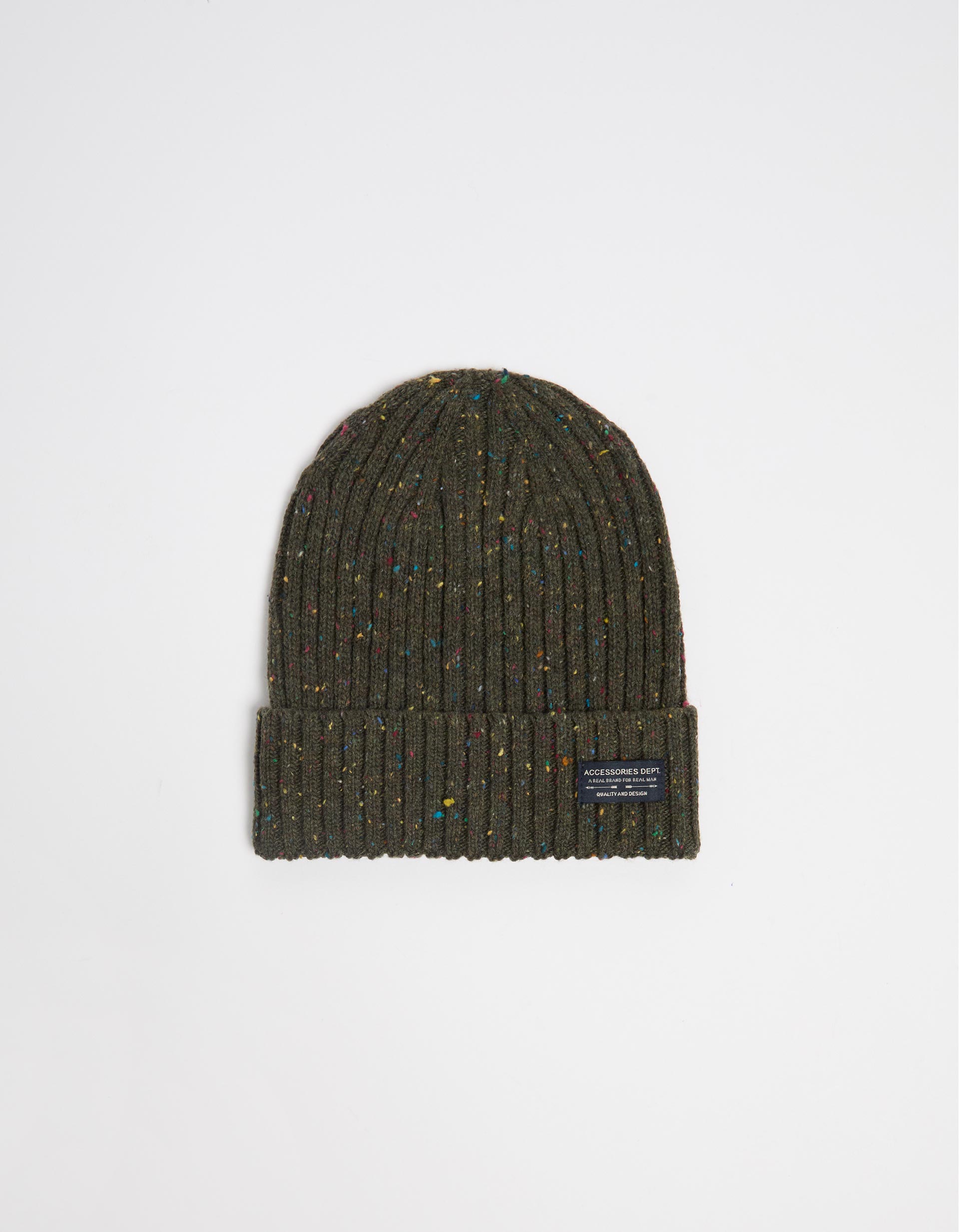 Gorro Malha Mesclada, Homem, Verde
