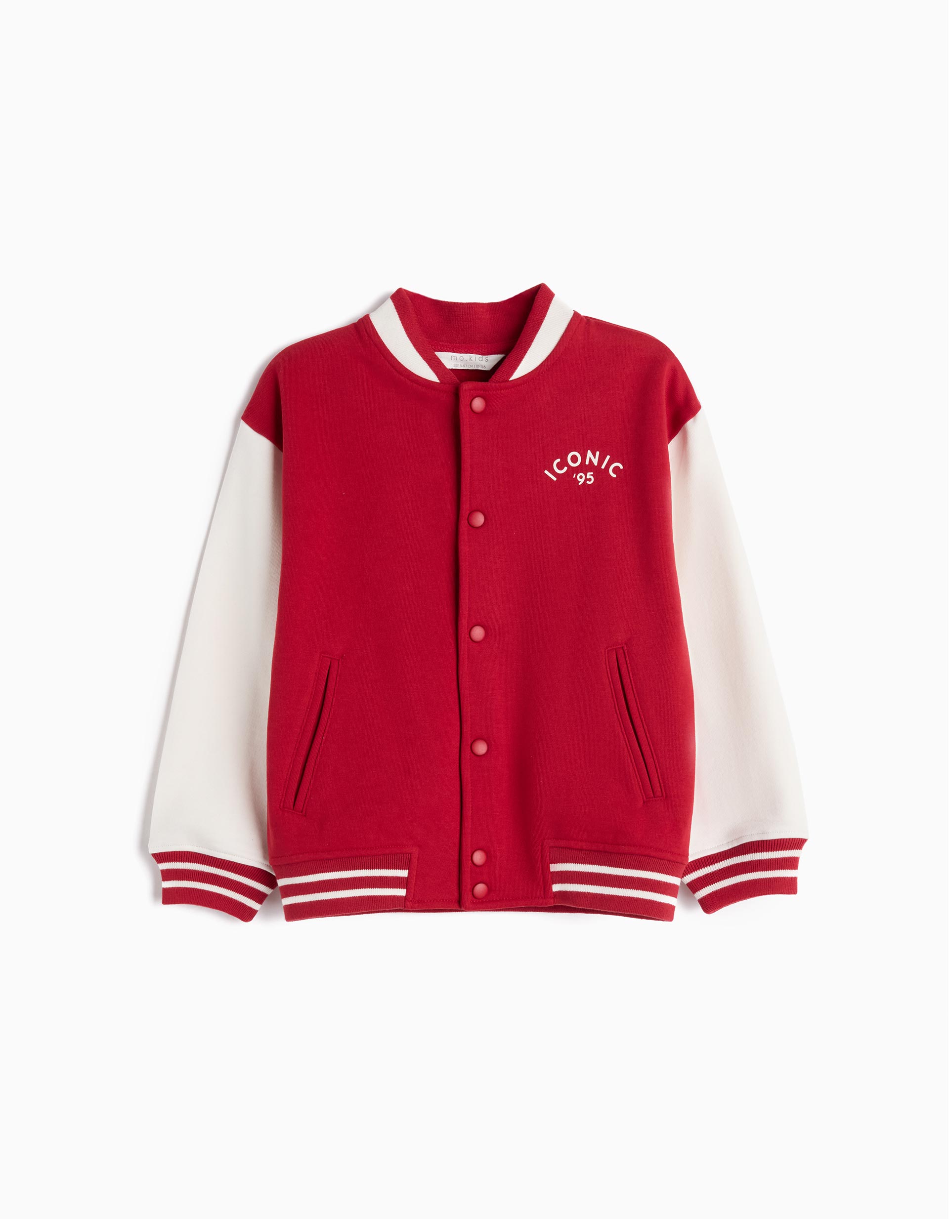 Casaco Bomber, Menino, Vermelho Escuro