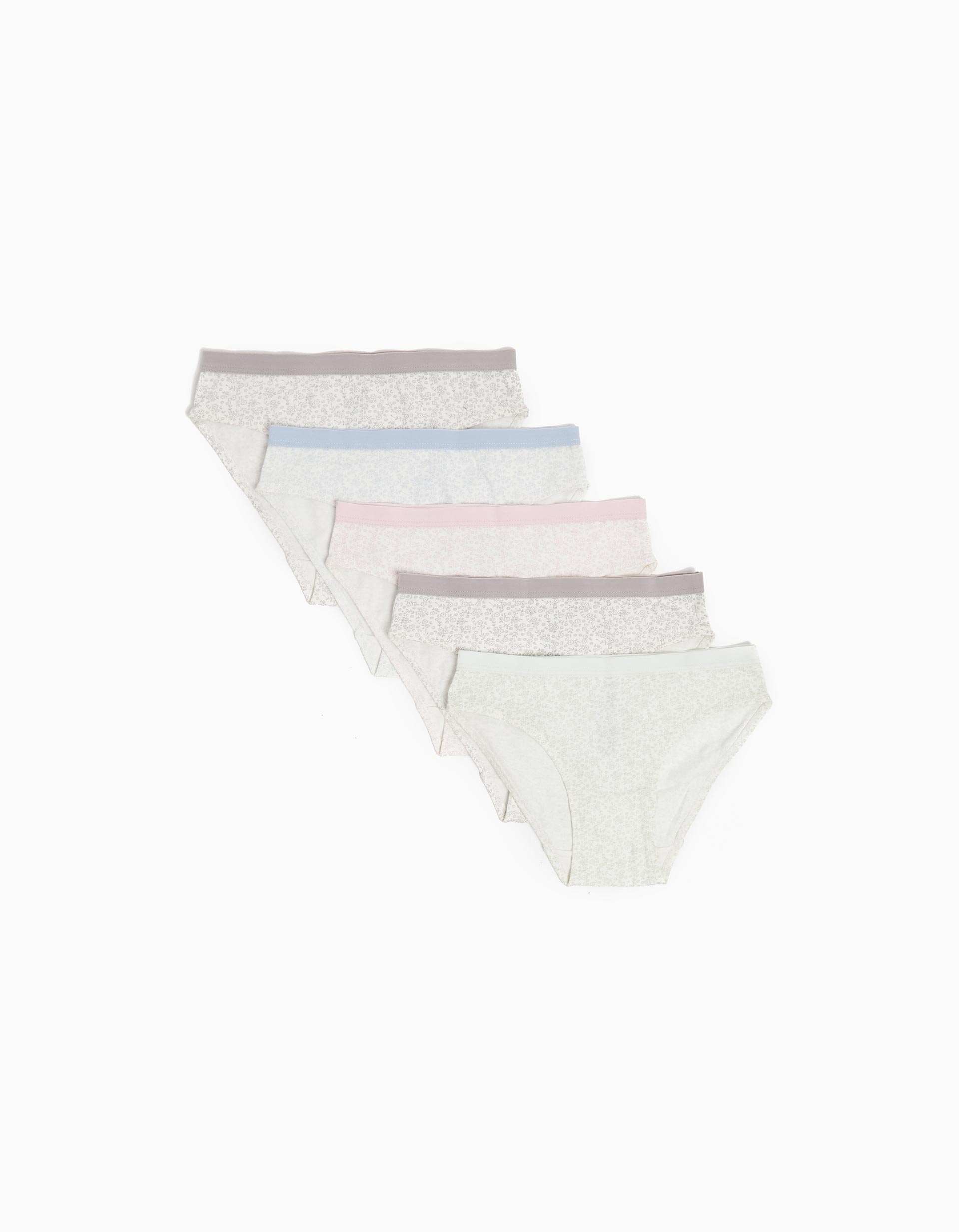 Pack 5 Cuecas Estampadas, Menina, Multicor