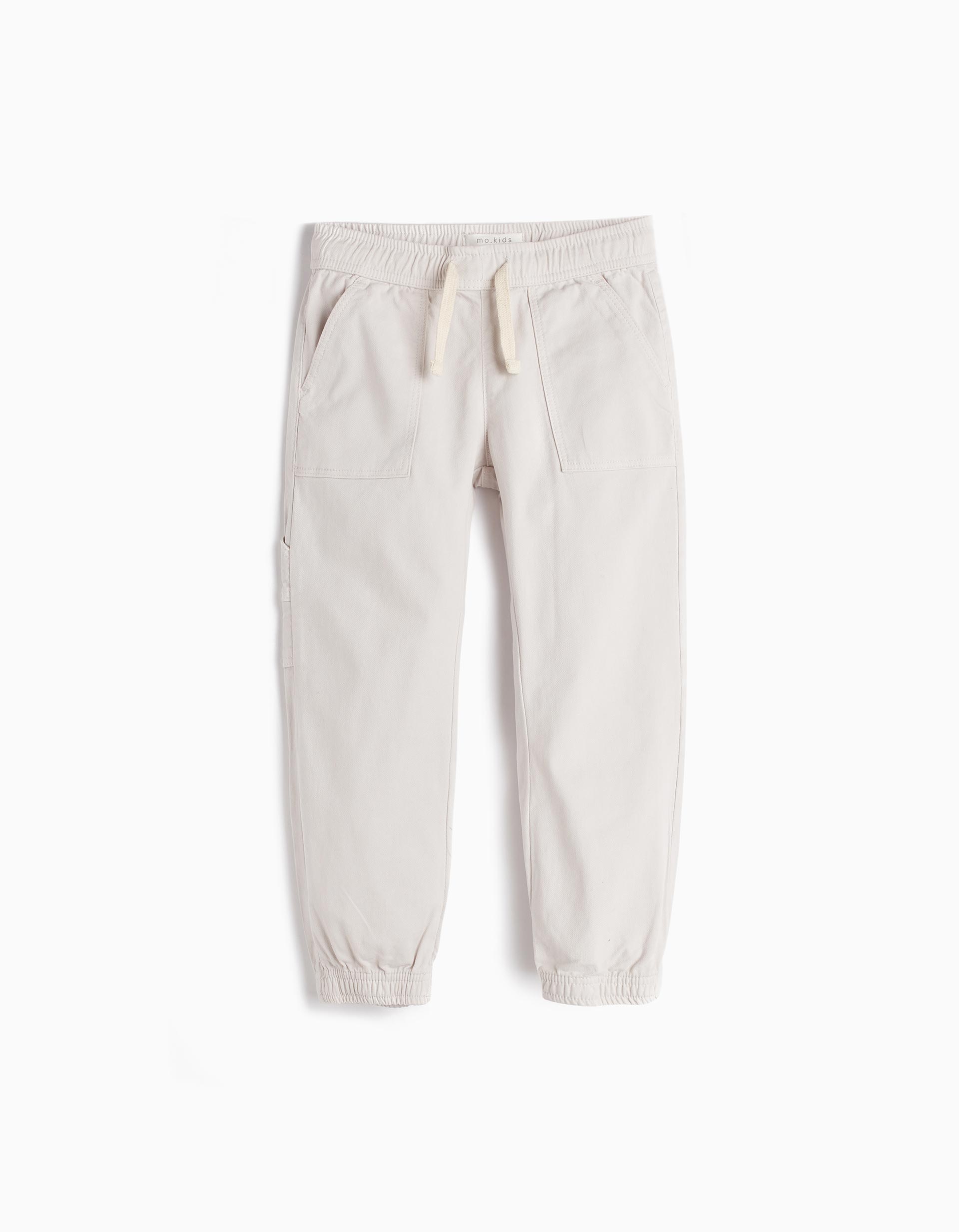 Calças Jogger, Menino, Cinzento Claro