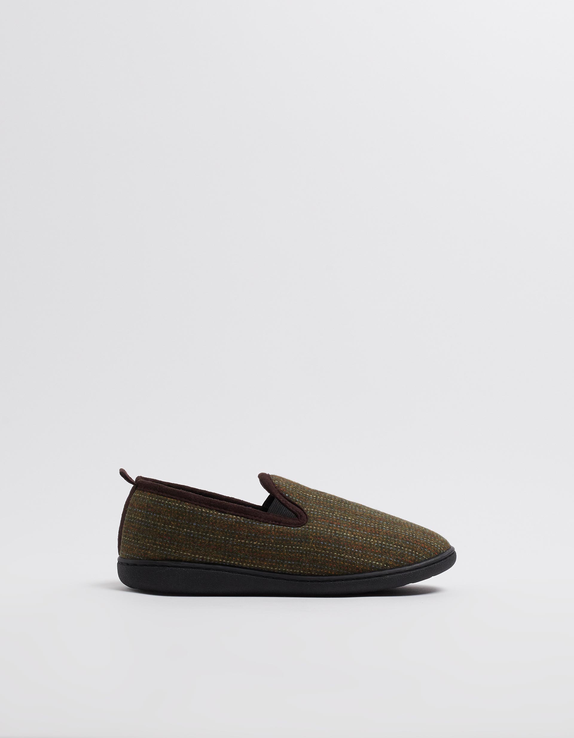 Pantufas Textura, Homem, Verde